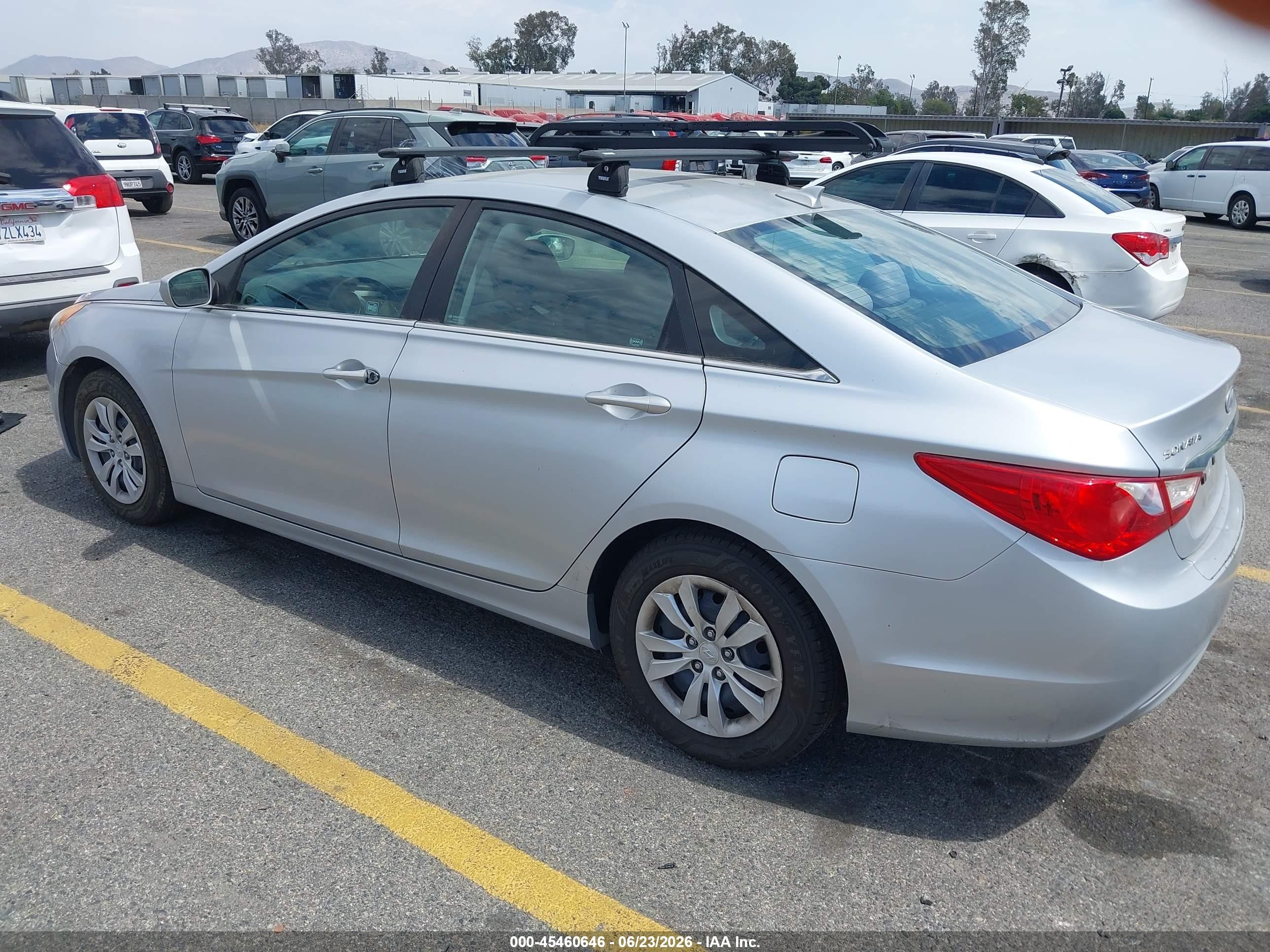 2013 Hyundai Sonata Gls Silver vin: 5NPEB4AC8DH569381