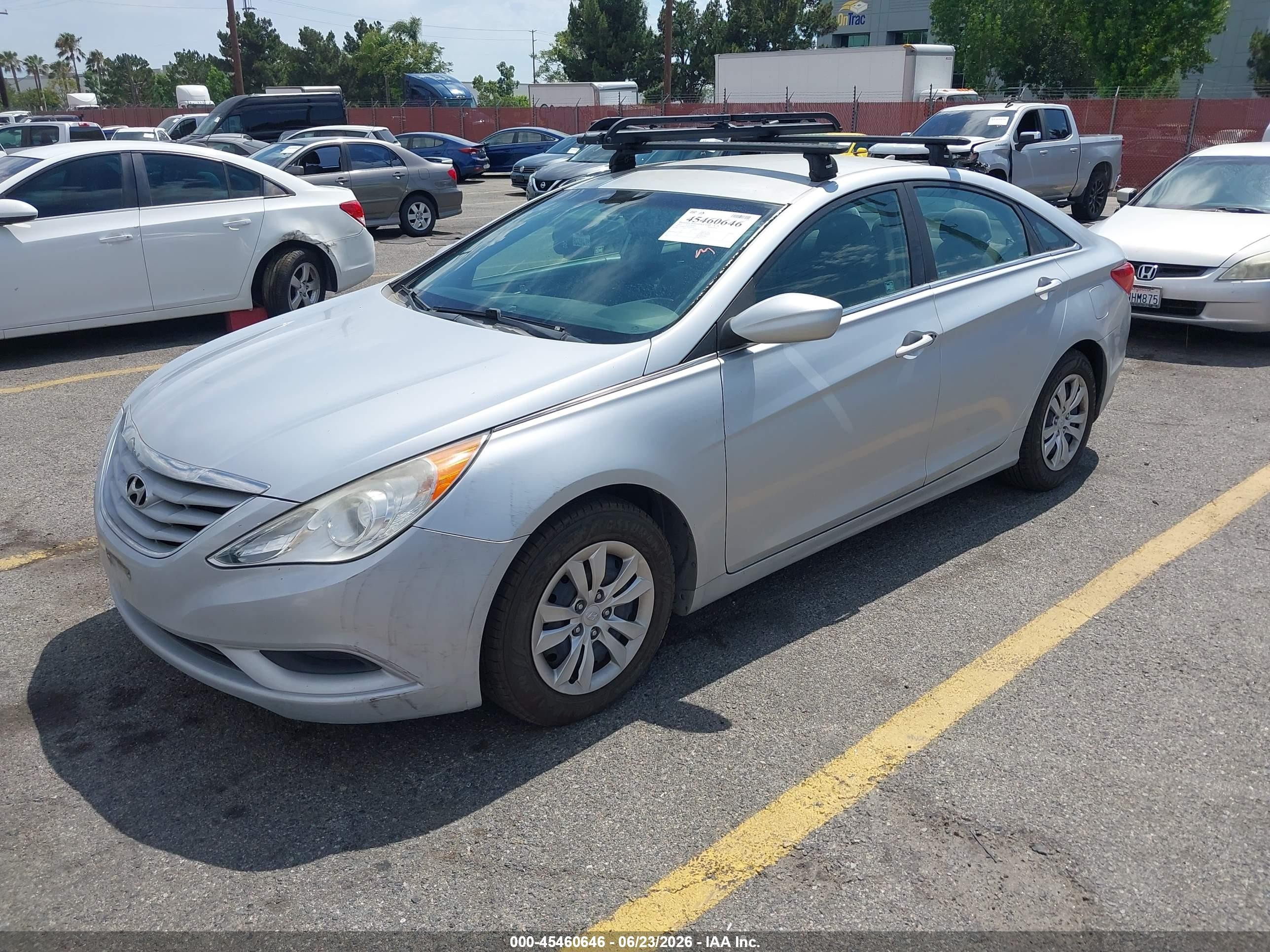 2013 Hyundai Sonata Gls Silver vin: 5NPEB4AC8DH569381