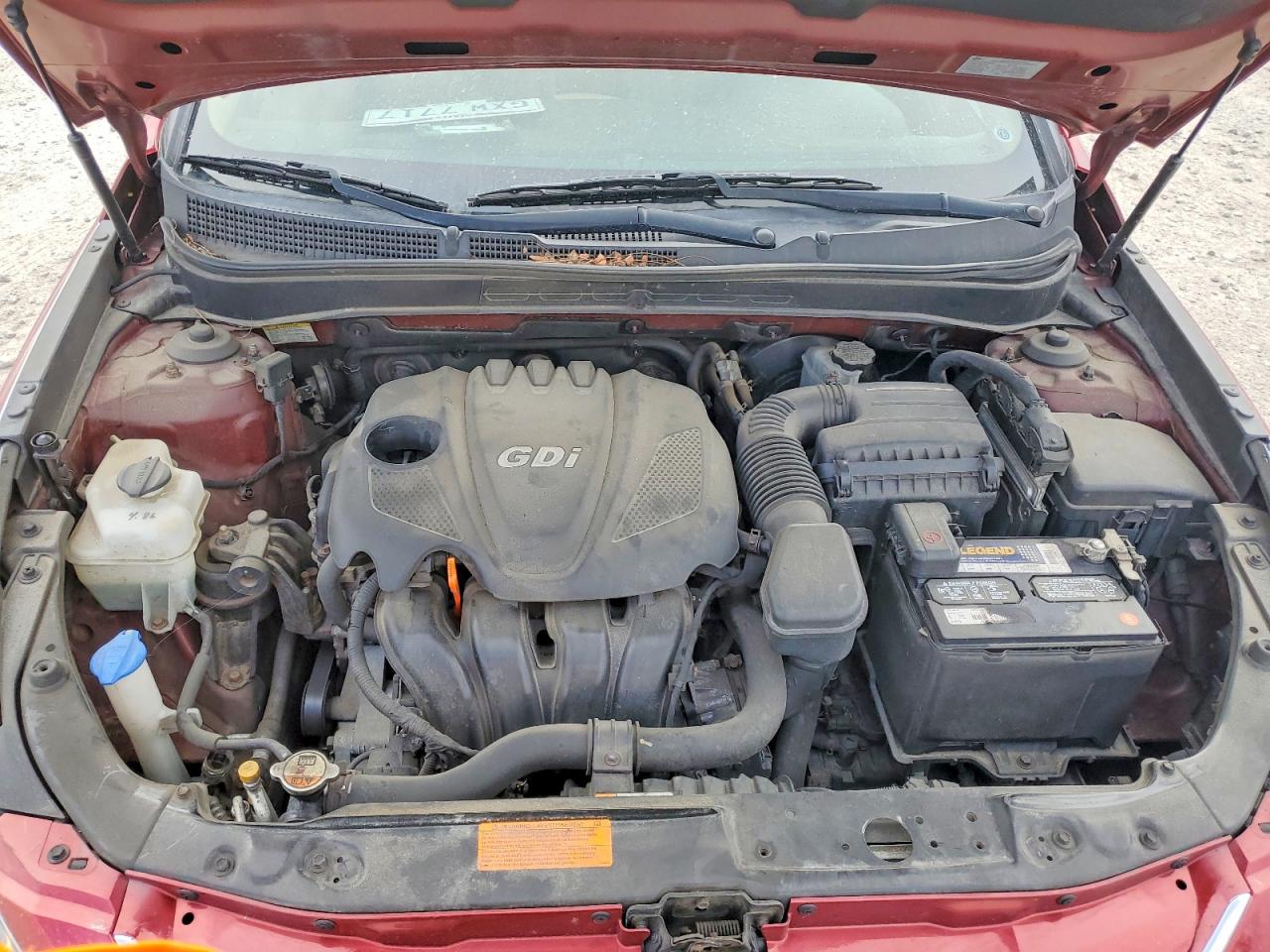 2013 Hyundai Sonata Gls Красный vin: 5NPEB4AC8DH582714