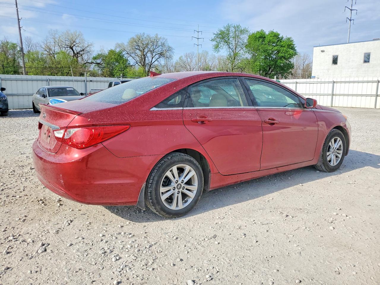2013 Hyundai Sonata Gls Красный vin: 5NPEB4AC8DH582714