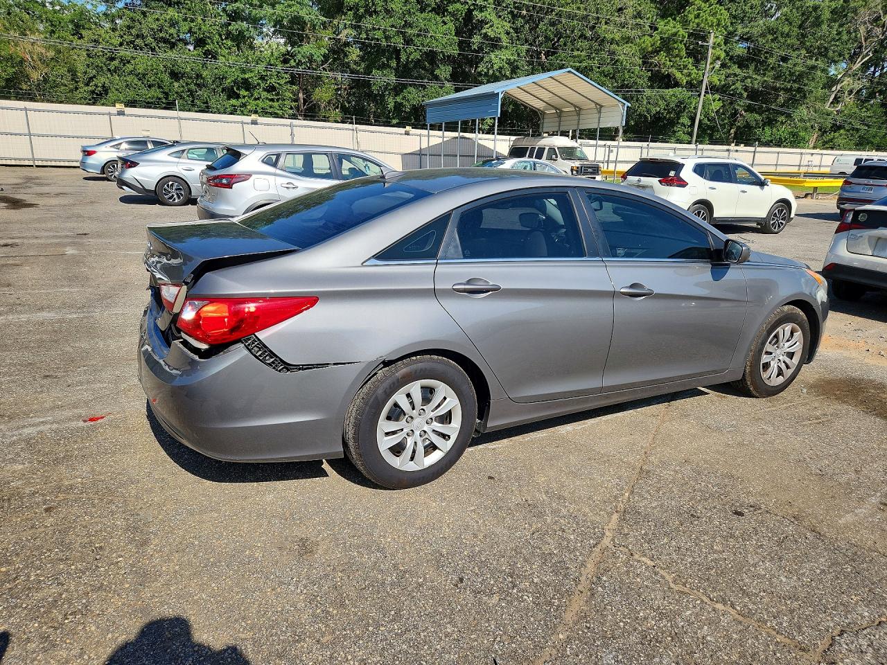 2013 Hyundai Sonata Gls Gray vin: 5NPEB4AC8DH587637