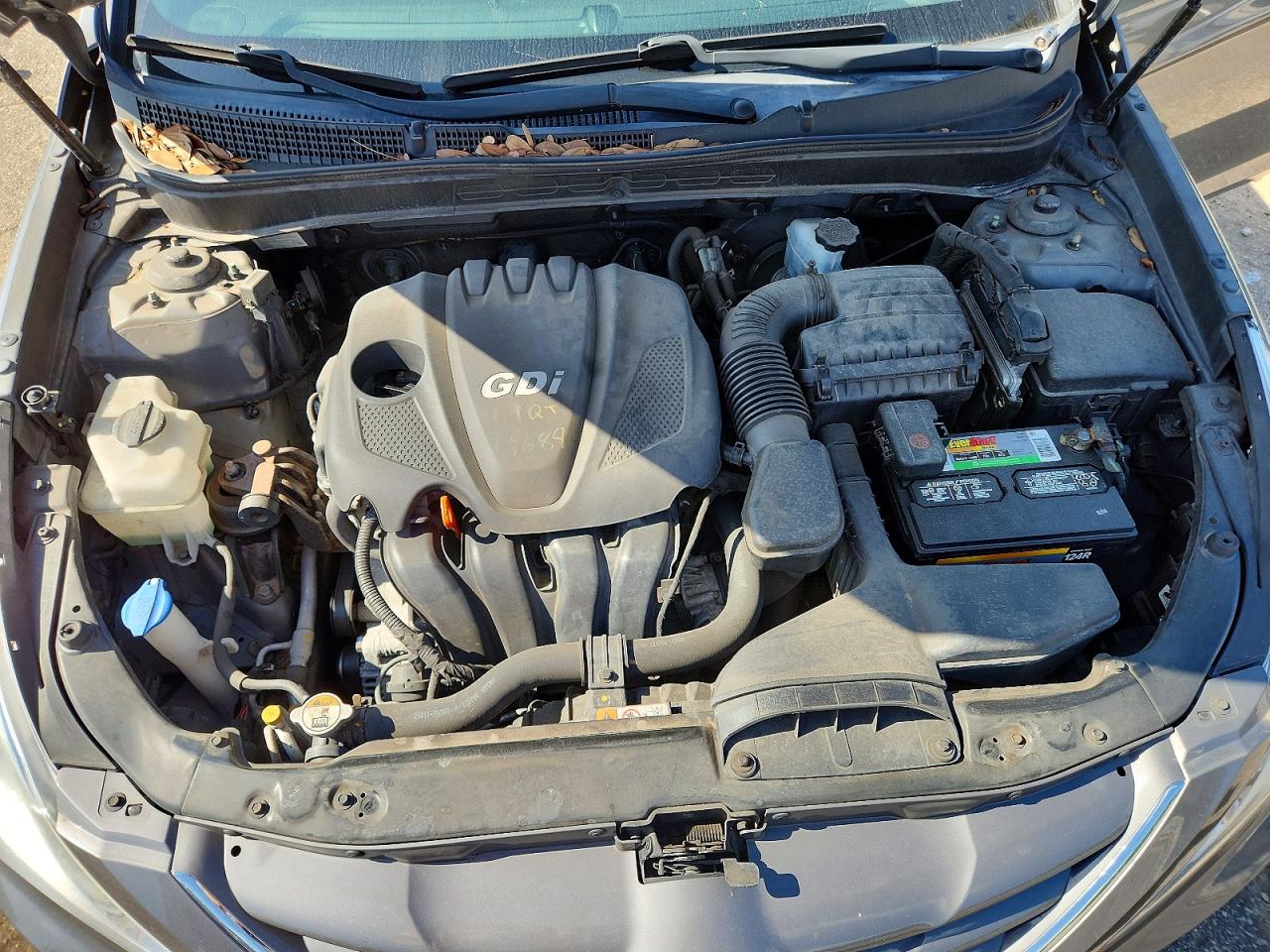 2013 Hyundai Sonata Gls Gray vin: 5NPEB4AC8DH587637