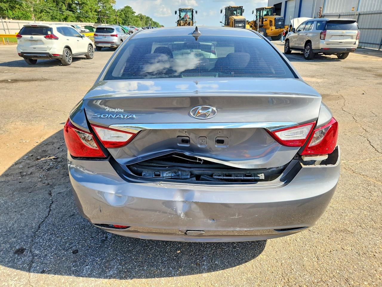 2013 Hyundai Sonata Gls Gray vin: 5NPEB4AC8DH587637