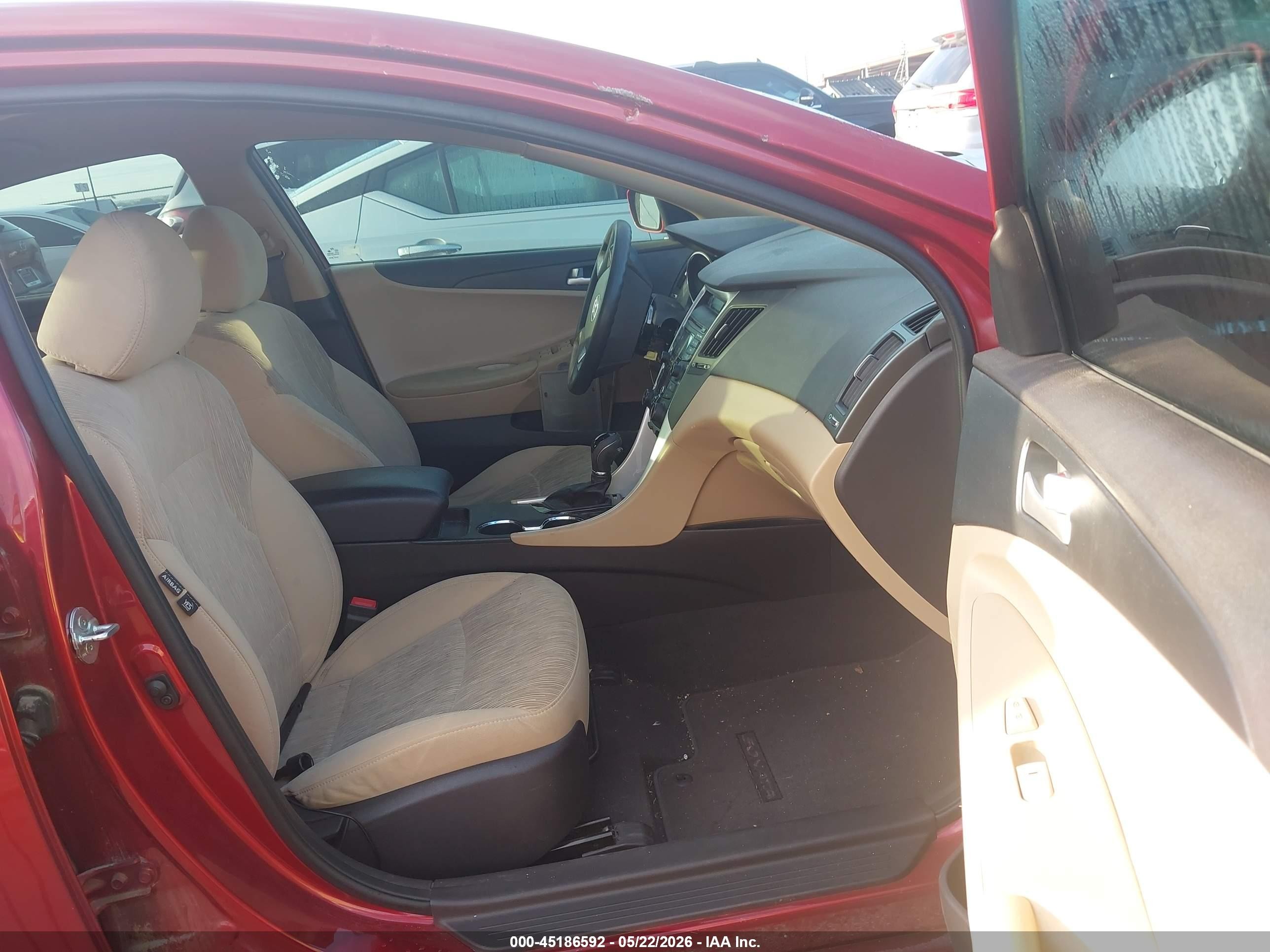 2013 Hyundai Sonata Gls Red vin: 5NPEB4AC8DH597987