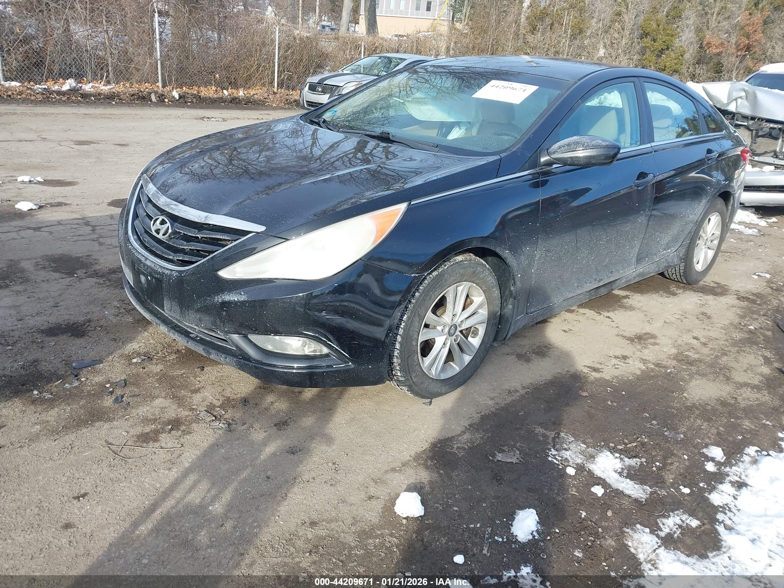 2013 Hyundai Sonata Gls Черный vin: 5NPEB4AC8DH606865