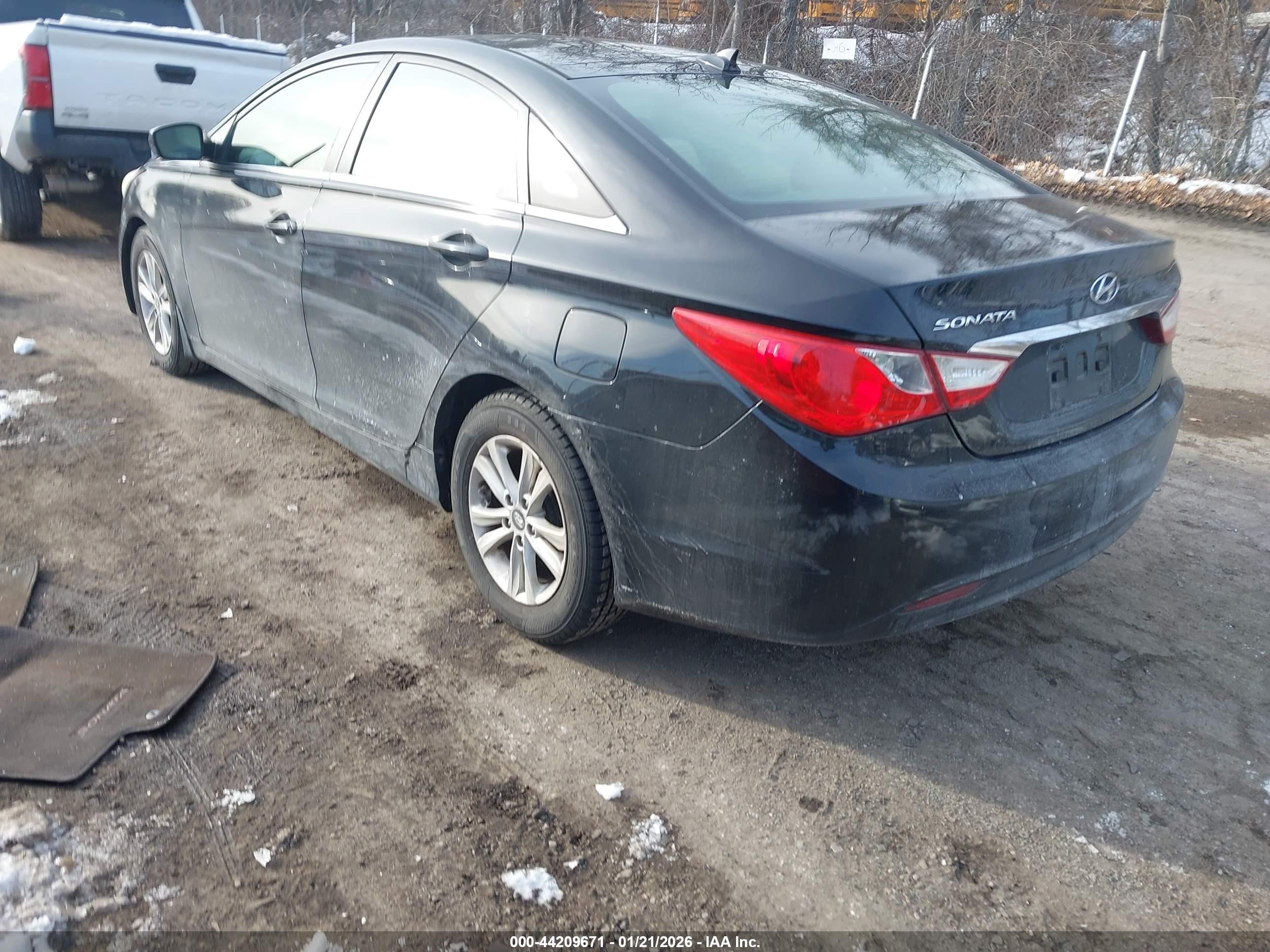 2013 Hyundai Sonata Gls Черный vin: 5NPEB4AC8DH606865