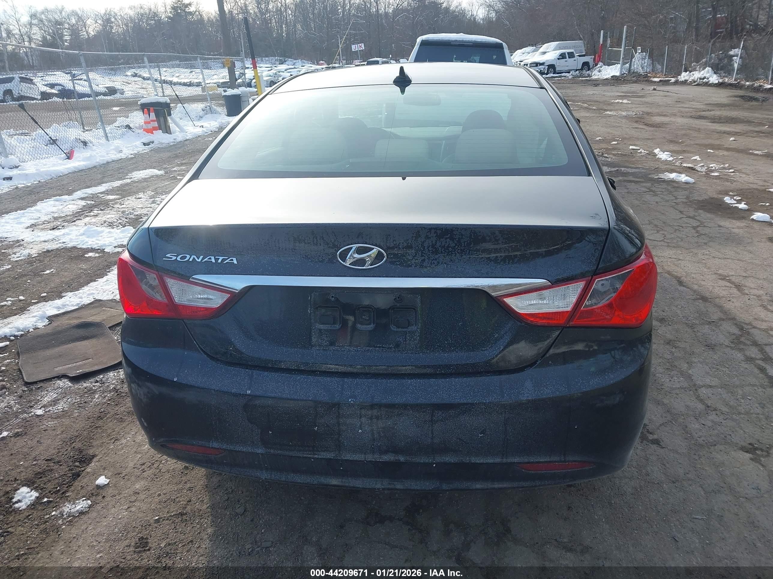 2013 Hyundai Sonata Gls Черный vin: 5NPEB4AC8DH606865