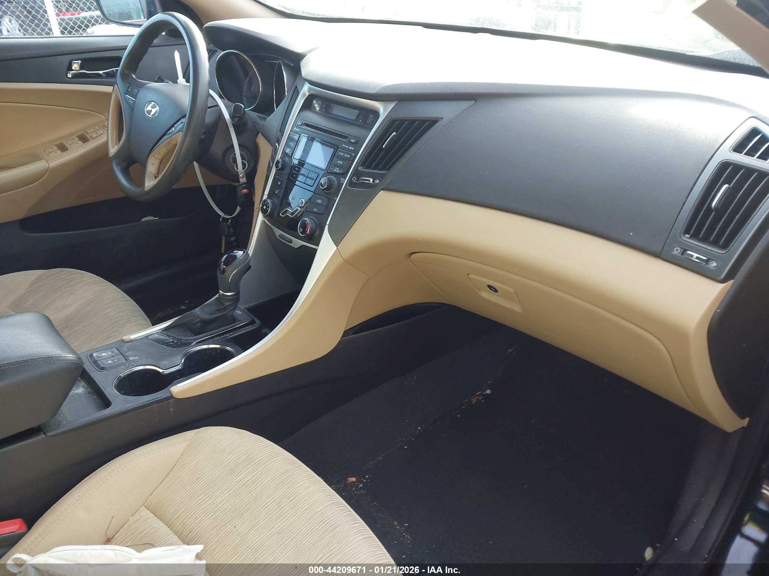 2013 Hyundai Sonata Gls Черный vin: 5NPEB4AC8DH606865