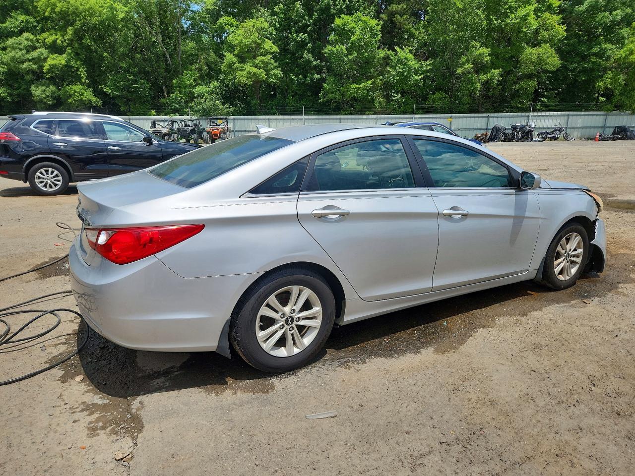 2013 Hyundai Sonata Gls Silver vin: 5NPEB4AC8DH612469