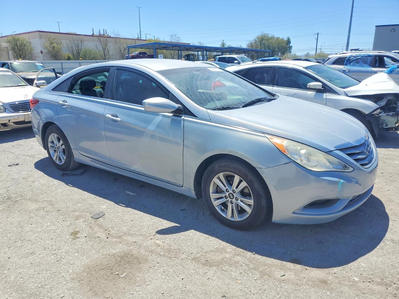 2013 Hyundai Sonata Gls Blue vin: 5NPEB4AC8DH612617