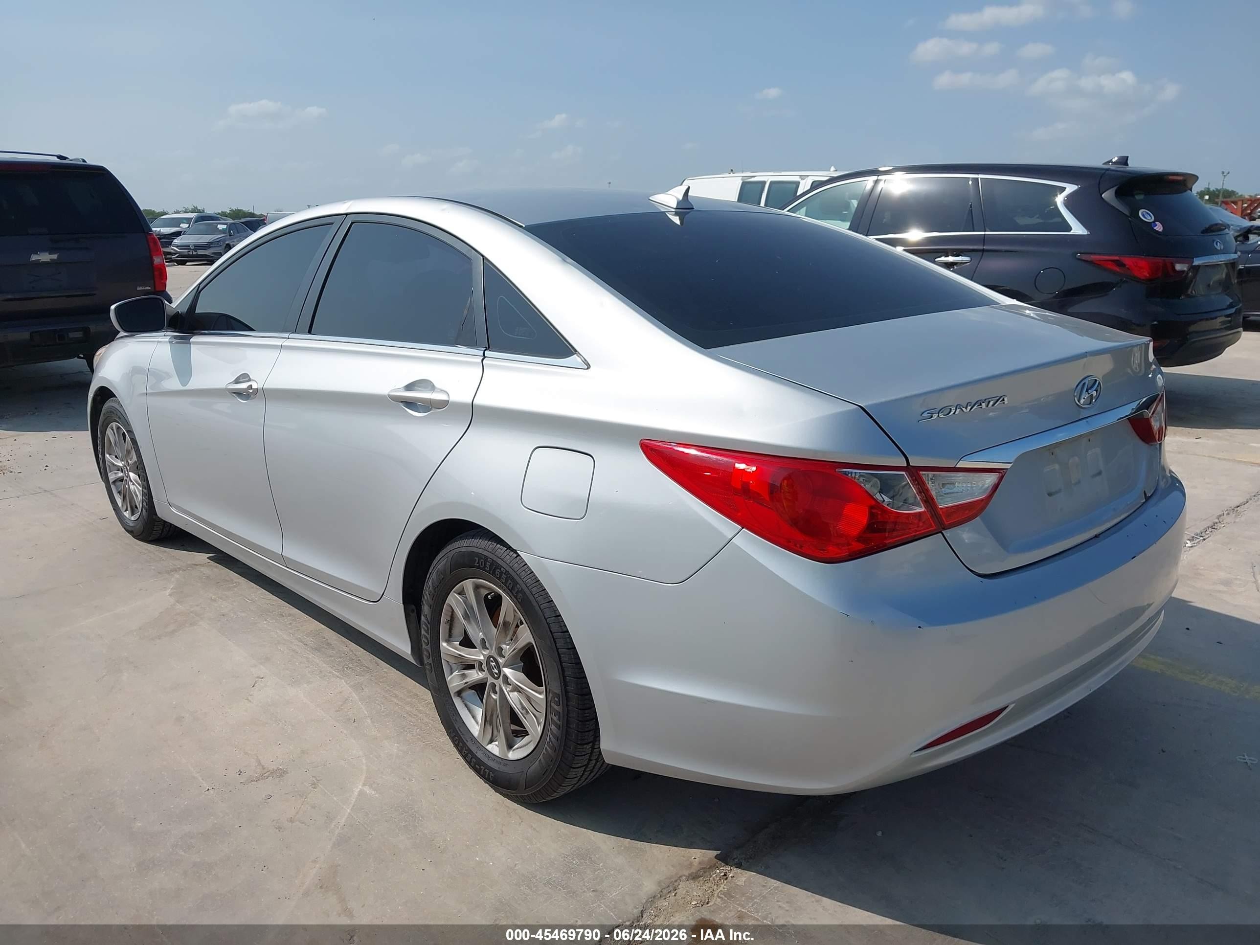 2013 Hyundai Sonata Gls Silver vin: 5NPEB4AC8DH617378