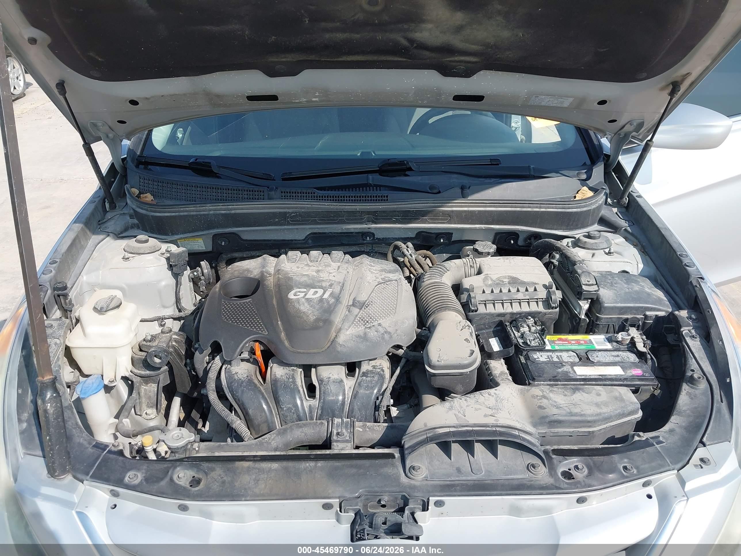 2013 Hyundai Sonata Gls Silver vin: 5NPEB4AC8DH617378