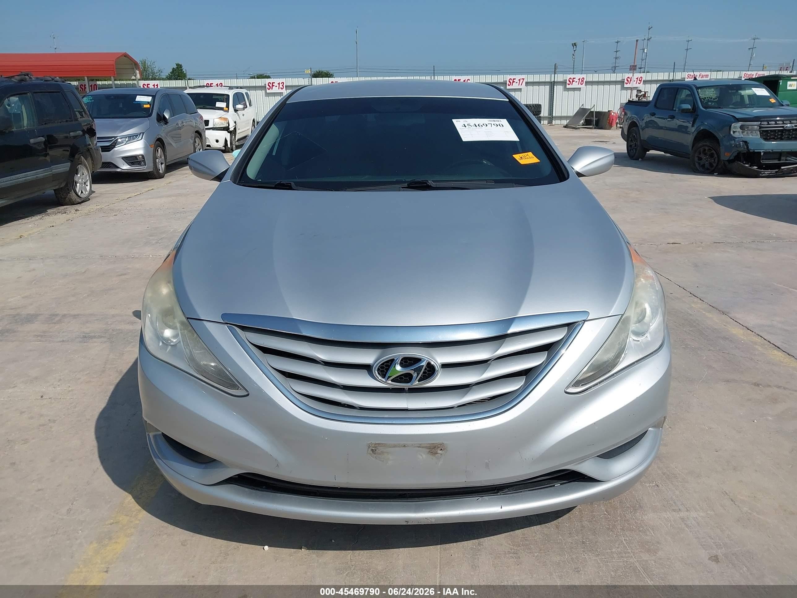 2013 Hyundai Sonata Gls Silver vin: 5NPEB4AC8DH617378