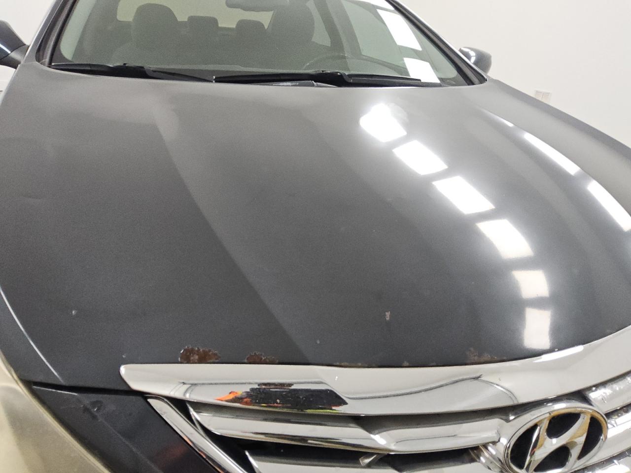 2013 Hyundai Sonata Gls Black vin: 5NPEB4AC8DH629255 Damage: Hood, Rust, 7 To 8 Inches