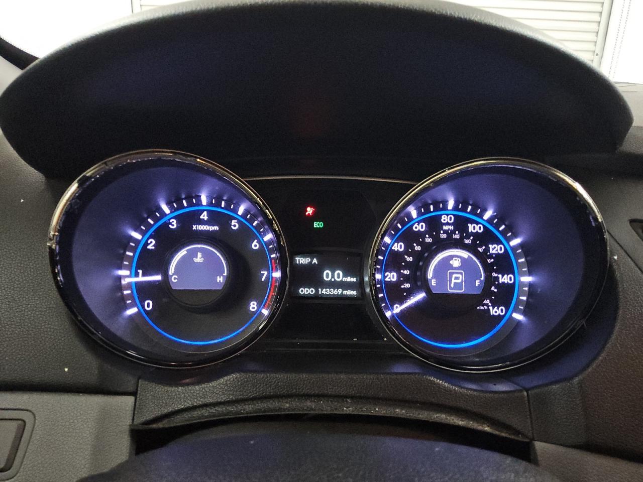 2013 Hyundai Sonata Gls Black vin: 5NPEB4AC8DH629255 Damage: Warning Light - Air Bag, On, Unacceptable