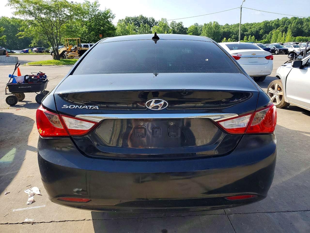 2013 Hyundai Sonata Gls Black vin: 5NPEB4AC8DH632902
