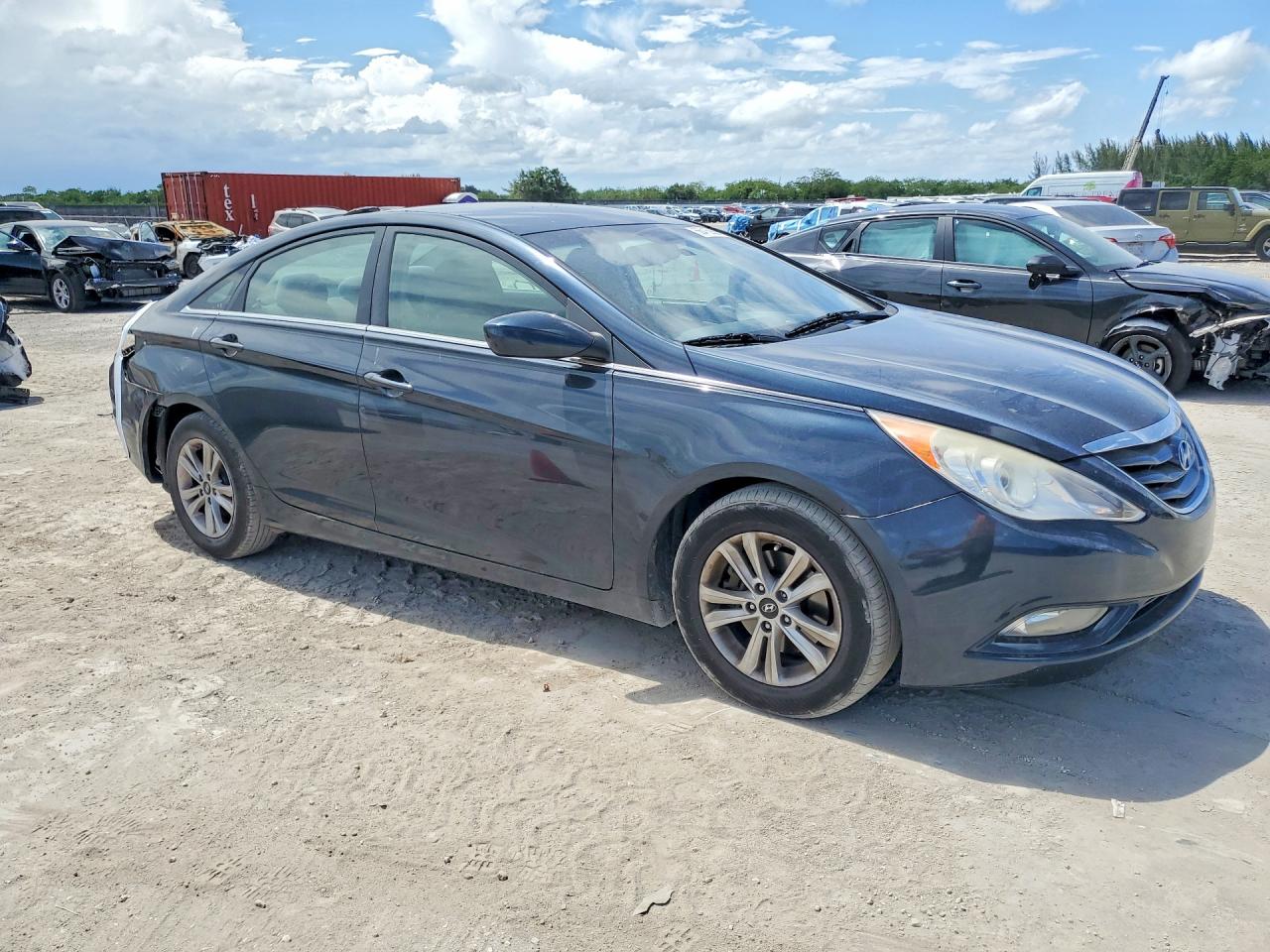2013 Hyundai Sonata Blue vin: 5NPEB4AC8DH636464