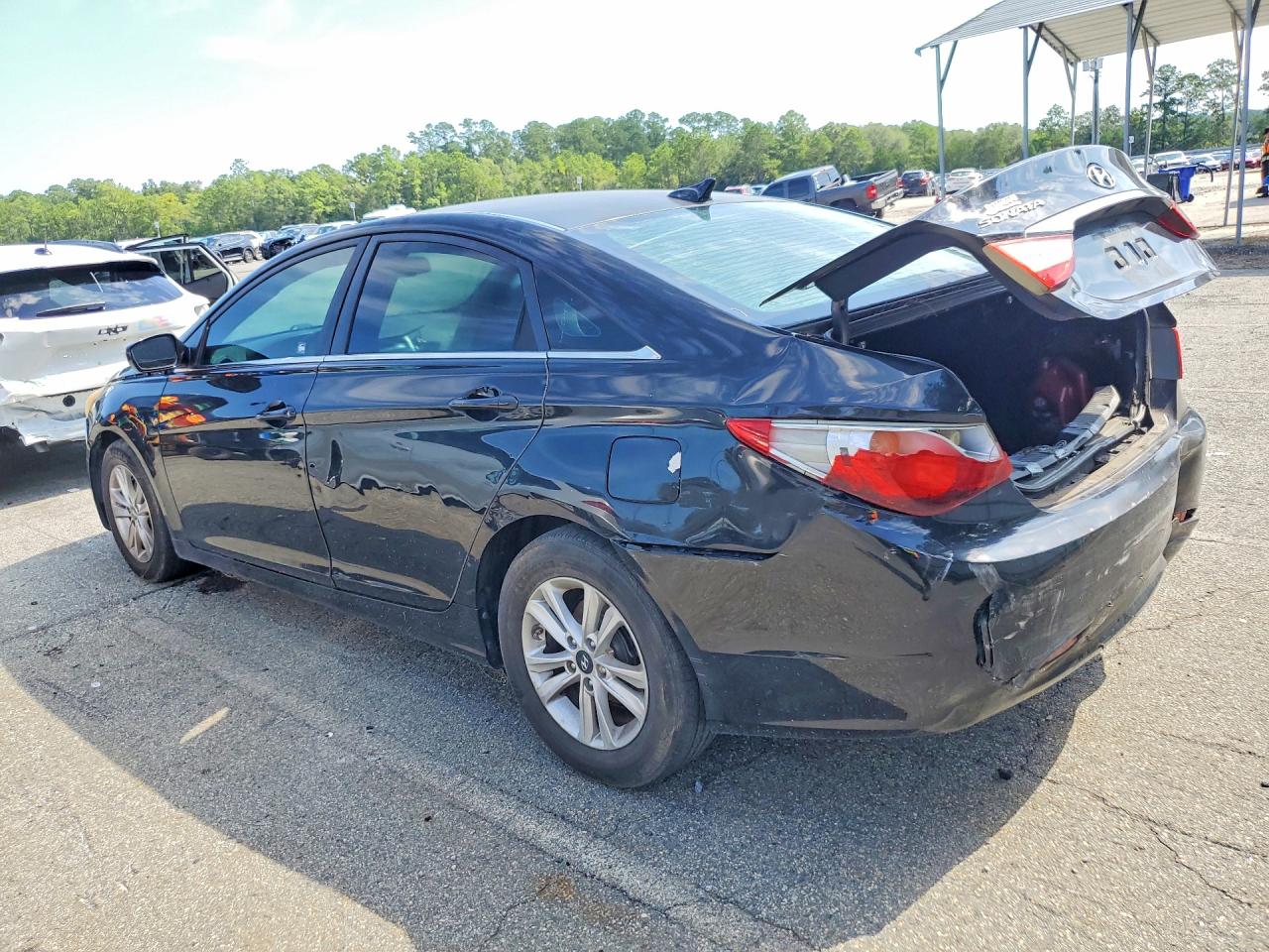 2013 Hyundai Sonata Gls Black vin: 5NPEB4AC8DH637131