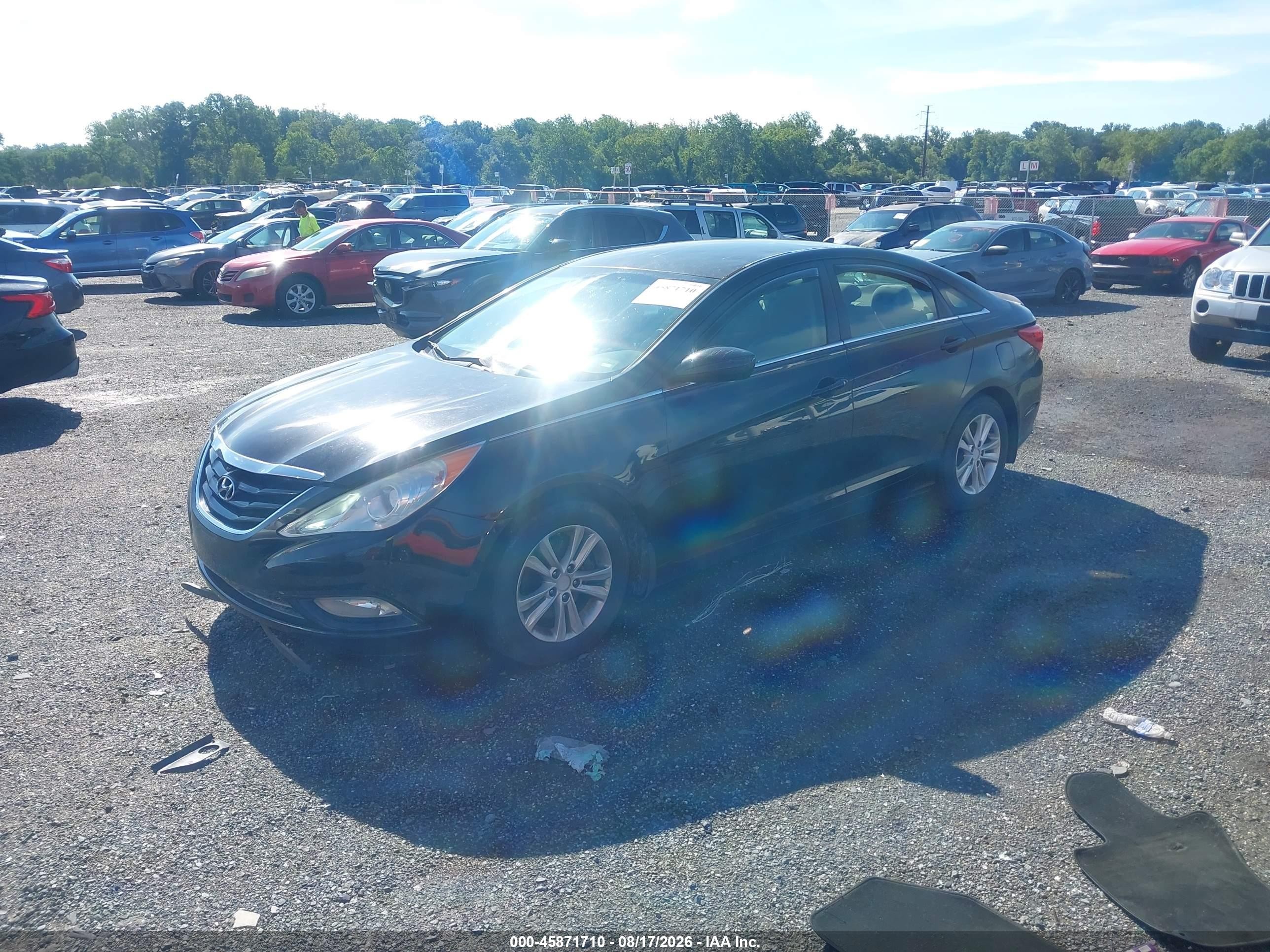 2013 Hyundai Sonata Gls Black vin: 5NPEB4AC8DH645178