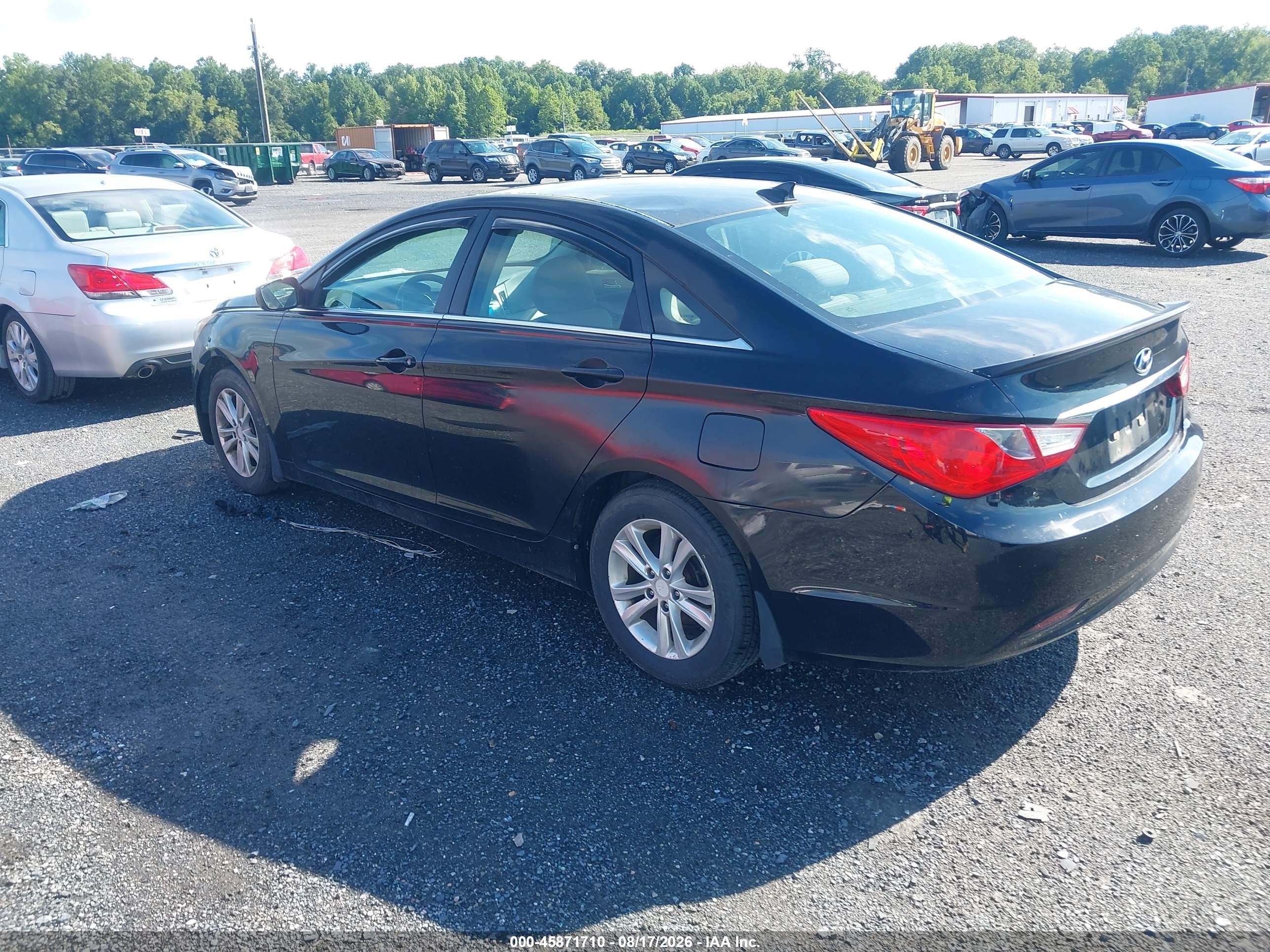 2013 Hyundai Sonata Gls Black vin: 5NPEB4AC8DH645178