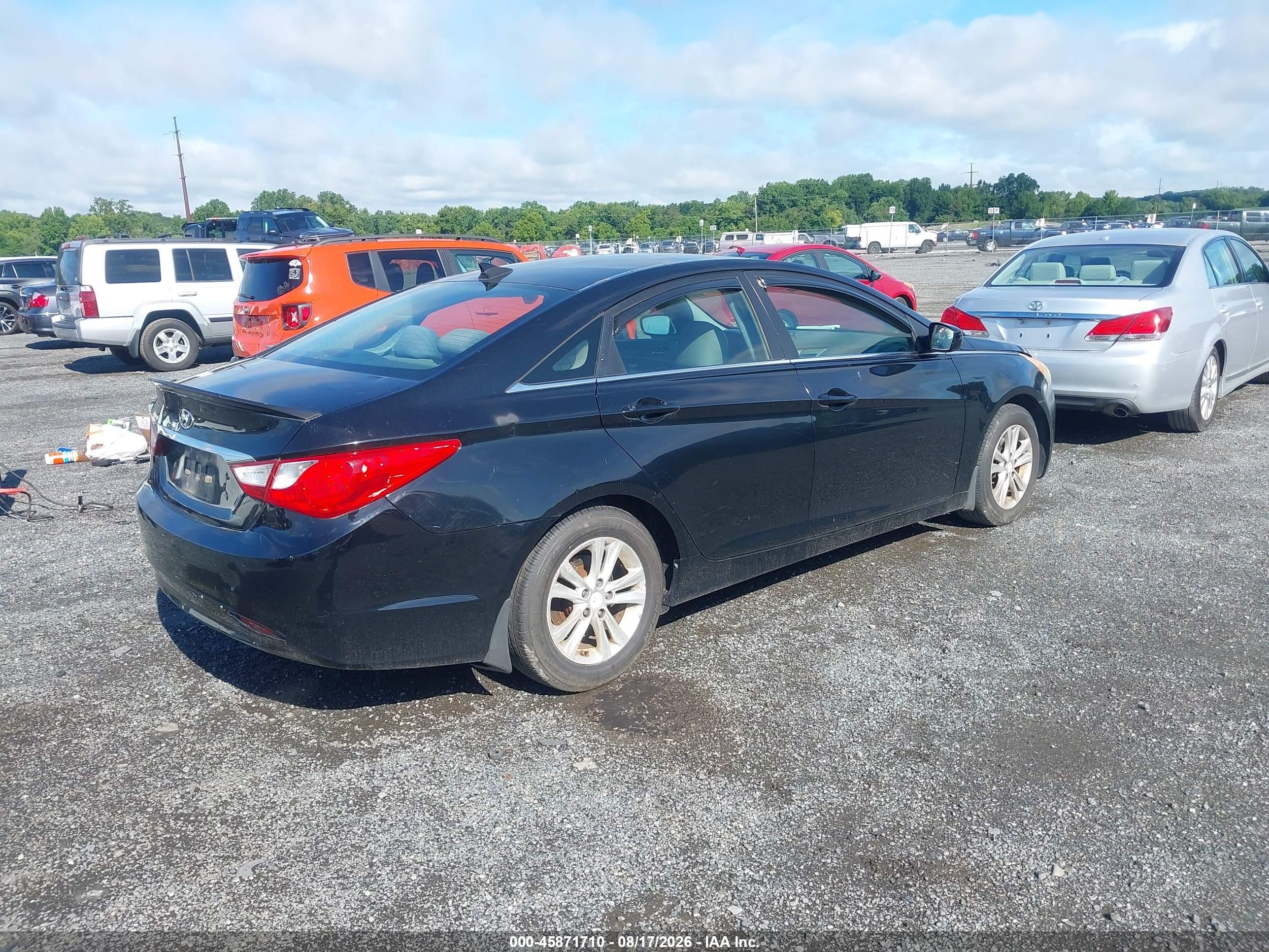 2013 Hyundai Sonata Gls Black vin: 5NPEB4AC8DH645178