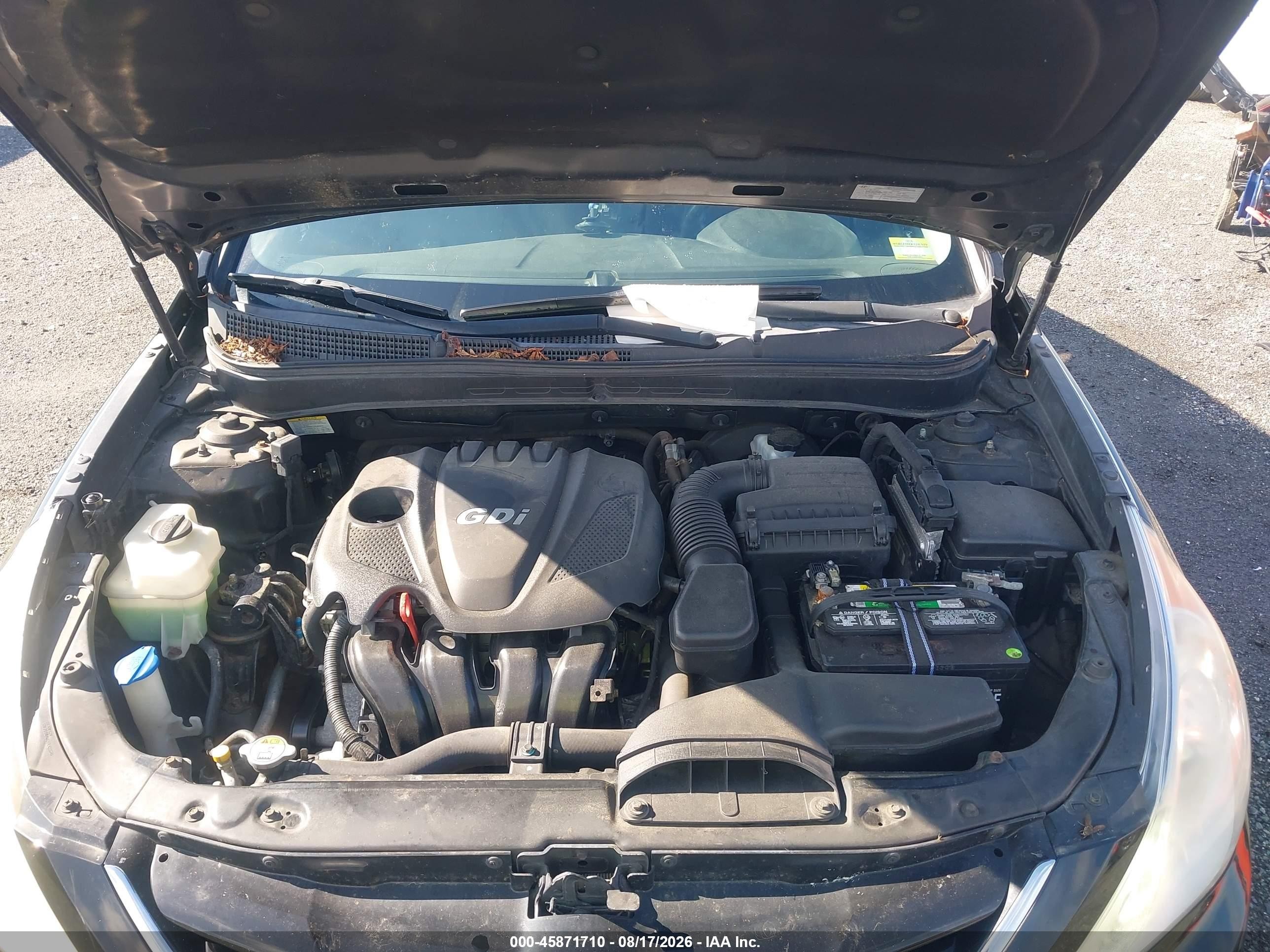 2013 Hyundai Sonata Gls Black vin: 5NPEB4AC8DH645178