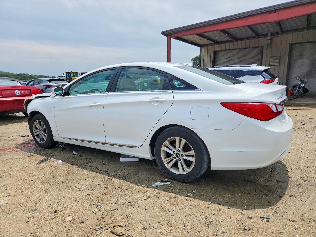 2013 Hyundai Sonata Gls White vin: 5NPEB4AC8DH649683