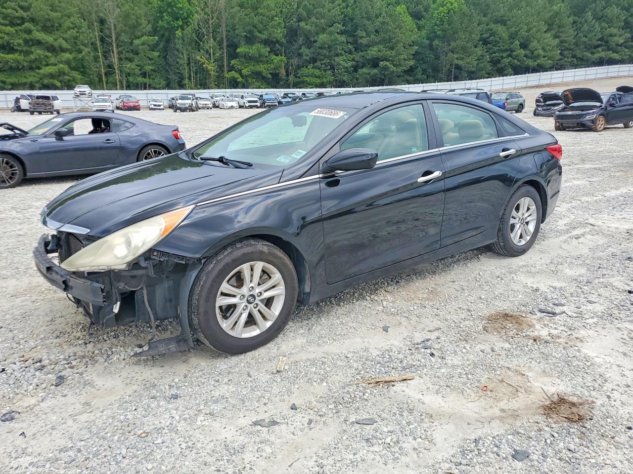 2013 Hyundai Sonata Gls Black vin: 5NPEB4AC8DH655628