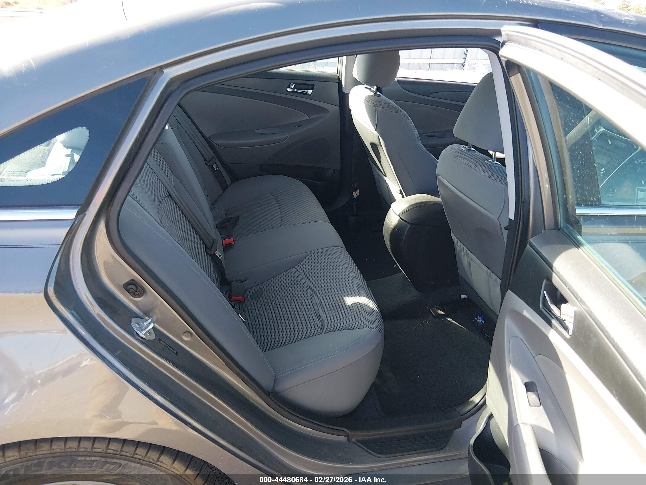 2013 Hyundai Sonata Gls Gray vin: 5NPEB4AC8DH668749