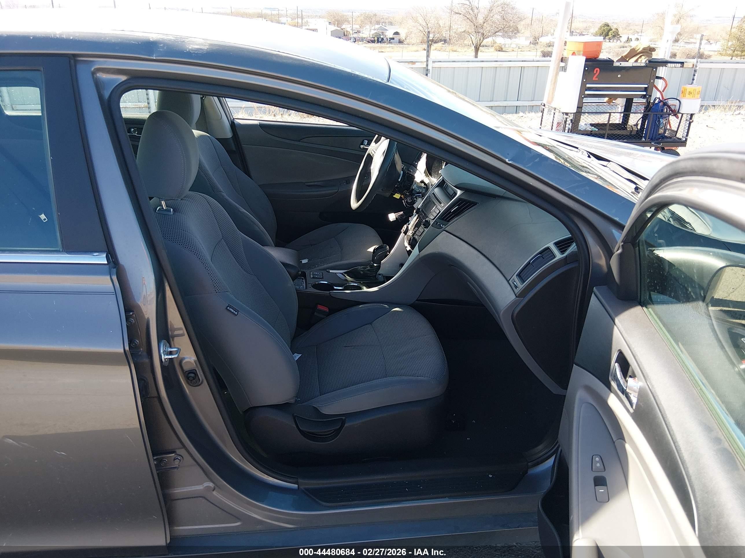 2013 Hyundai Sonata Gls Gray vin: 5NPEB4AC8DH668749