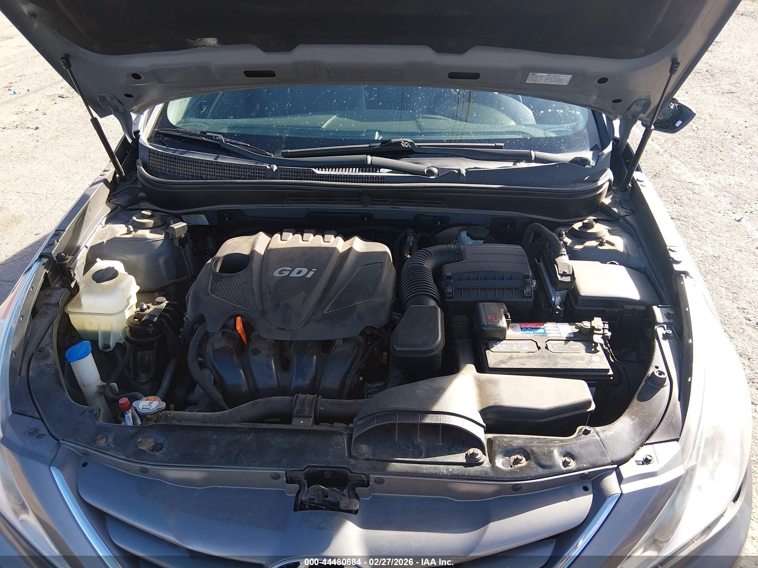 2013 Hyundai Sonata Gls Gray vin: 5NPEB4AC8DH668749