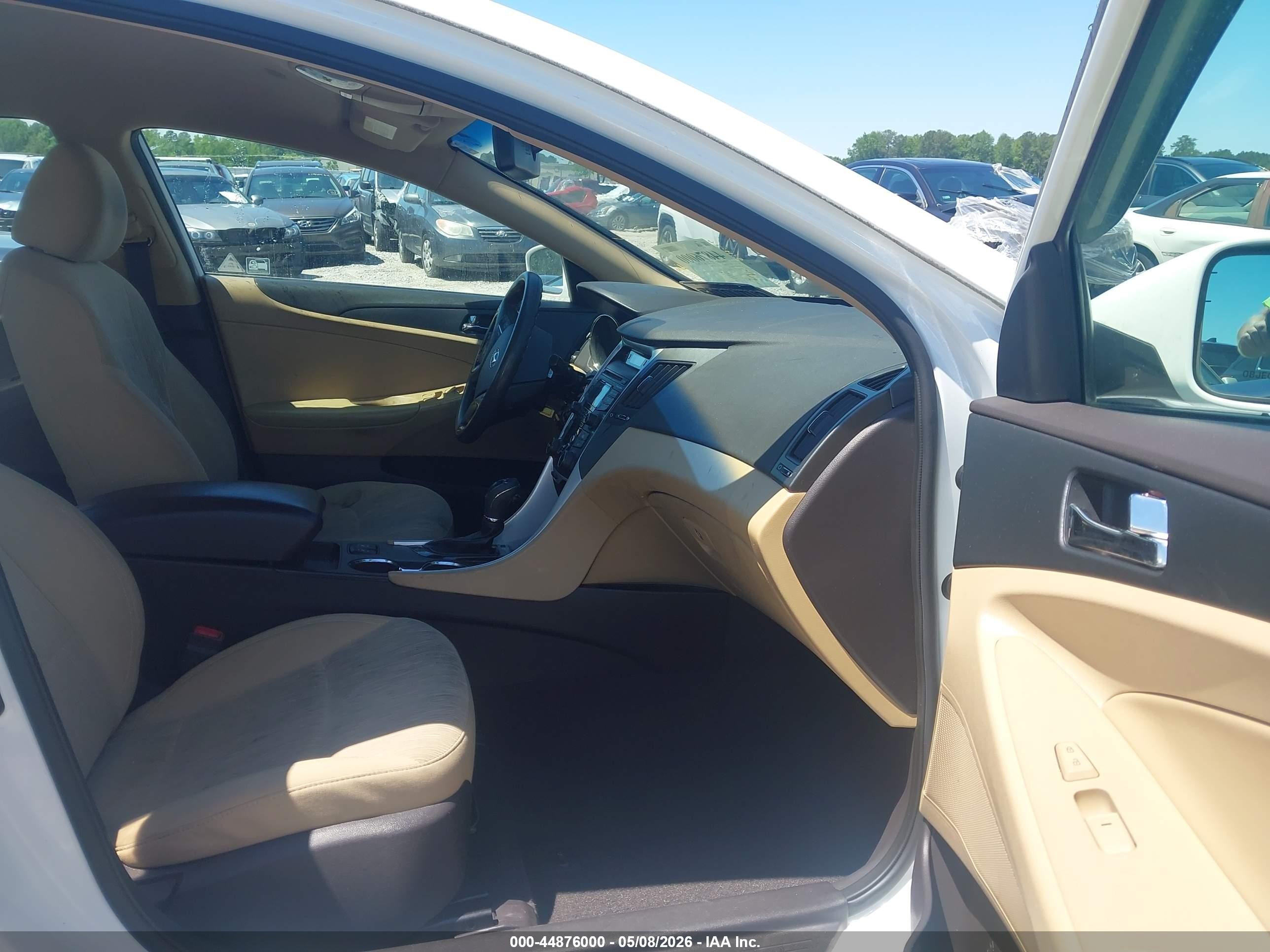2013 Hyundai Sonata Gls White vin: 5NPEB4AC8DH672736