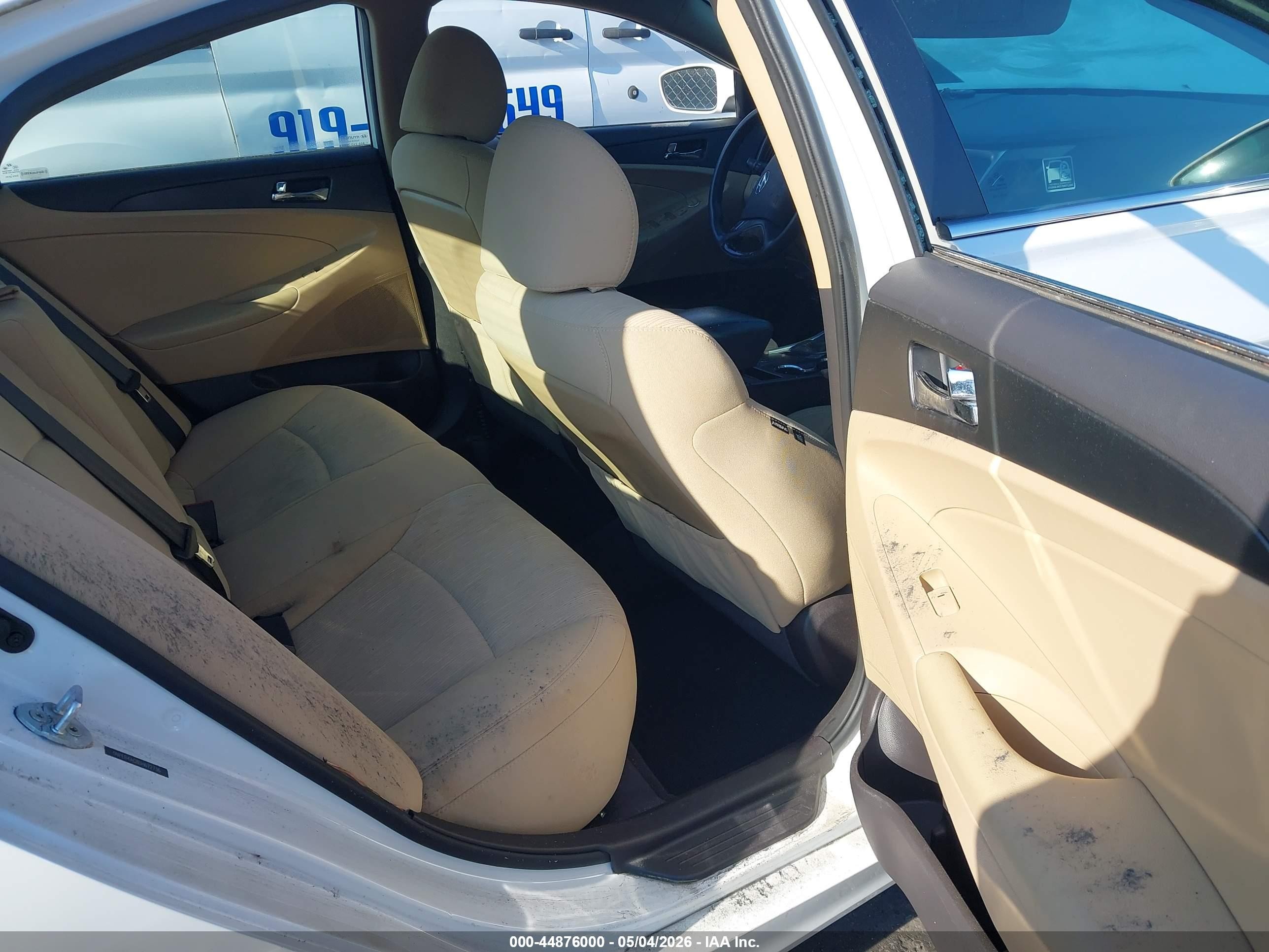 2013 Hyundai Sonata Gls White vin: 5NPEB4AC8DH672736
