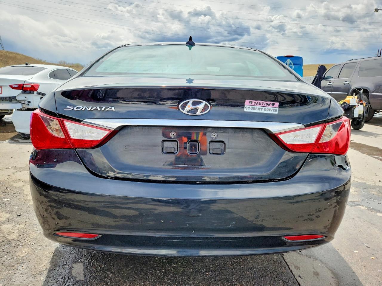 2013 Hyundai Sonata Gls Black vin: 5NPEB4AC8DH691576