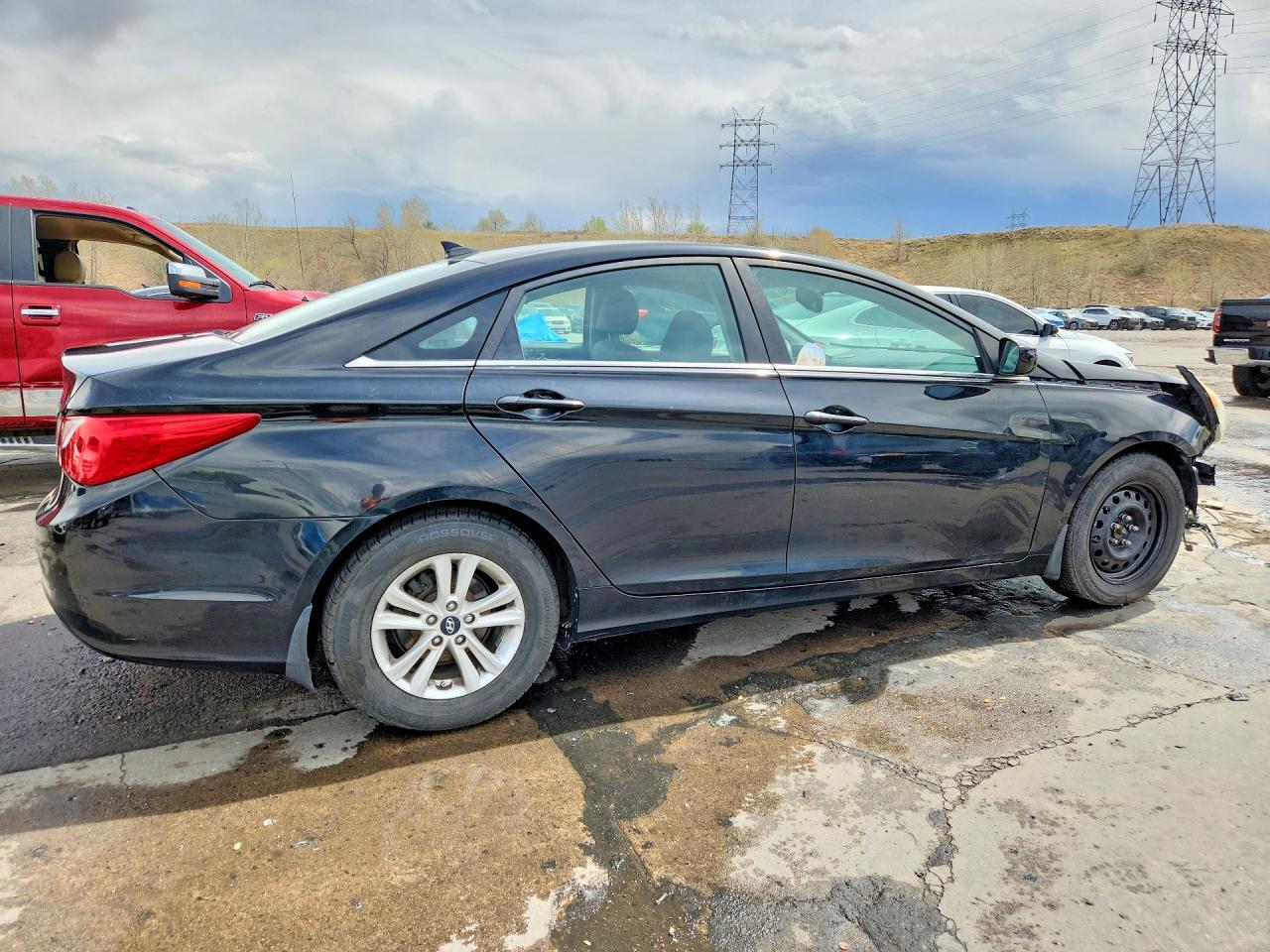 2013 Hyundai Sonata Gls Black vin: 5NPEB4AC8DH691576
