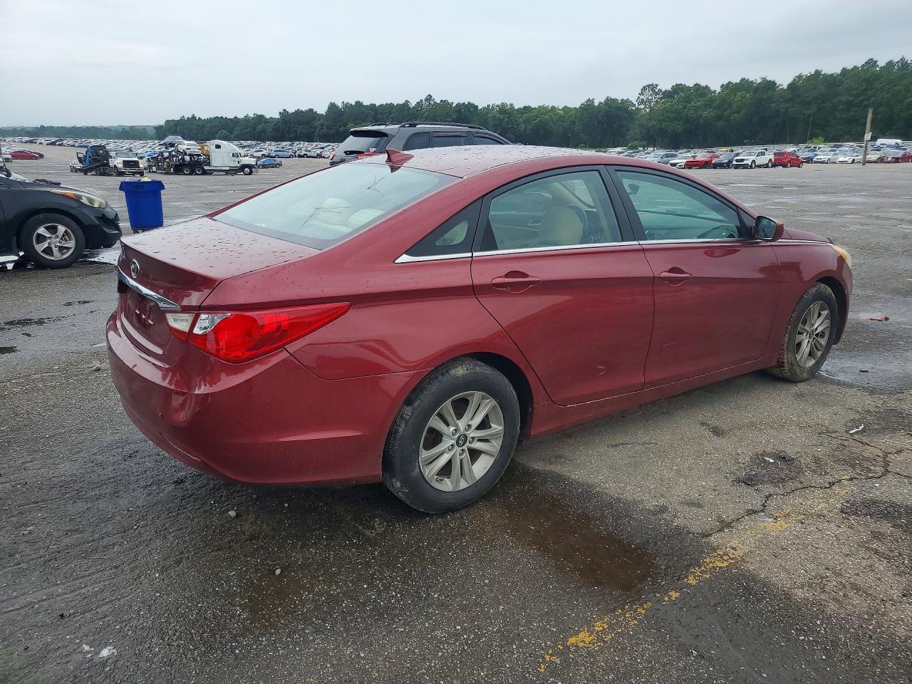 2013 Hyundai Sonata Gls Maroon vin: 5NPEB4AC8DH693652