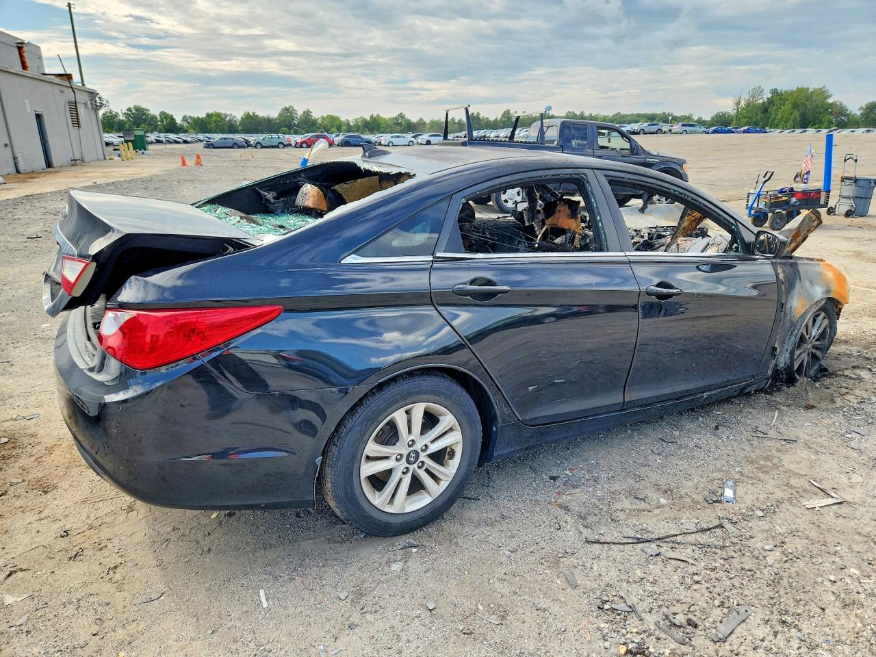 2013 Hyundai Sonata Gls Black vin: 5NPEB4AC8DH696647
