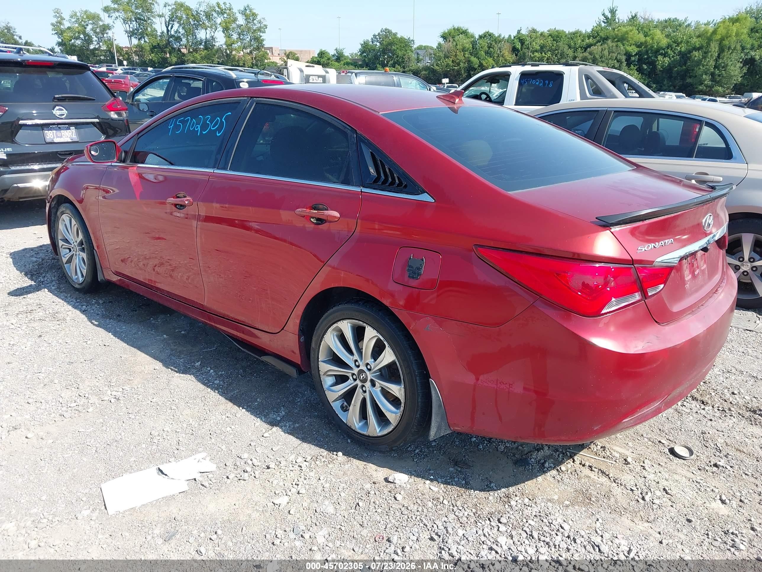 2013 Hyundai Sonata Gls Maroon vin: 5NPEB4AC8DH699015