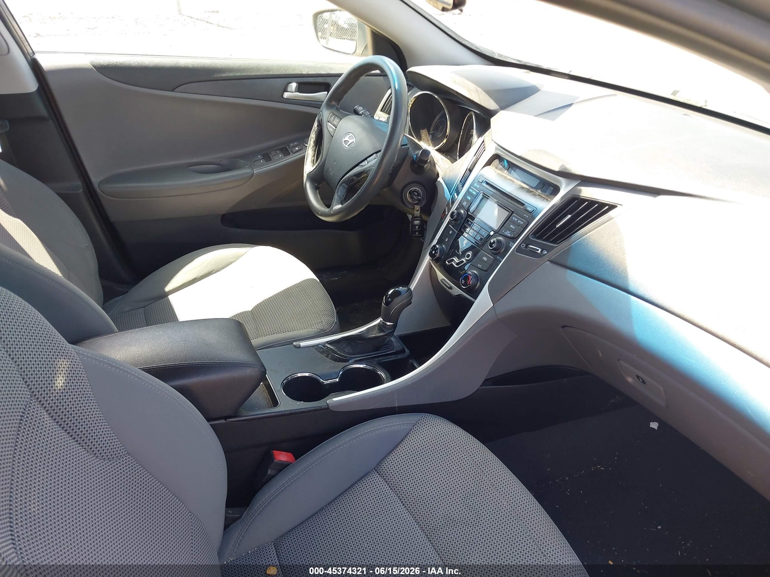 2013 Hyundai Sonata Gls Серый vin: 5NPEB4AC8DH699841