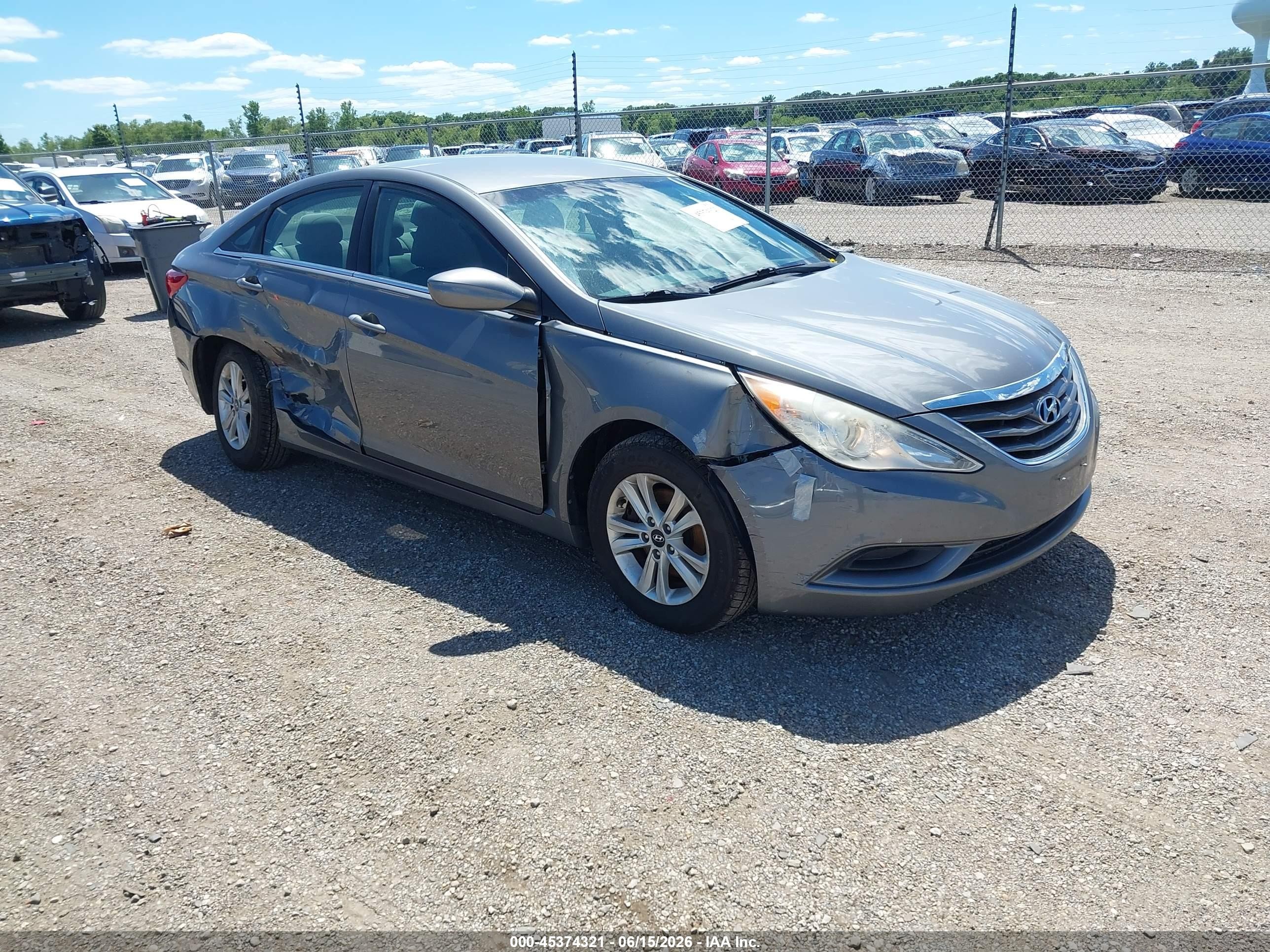2013 Hyundai Sonata Gls Gray vin: 5NPEB4AC8DH699841