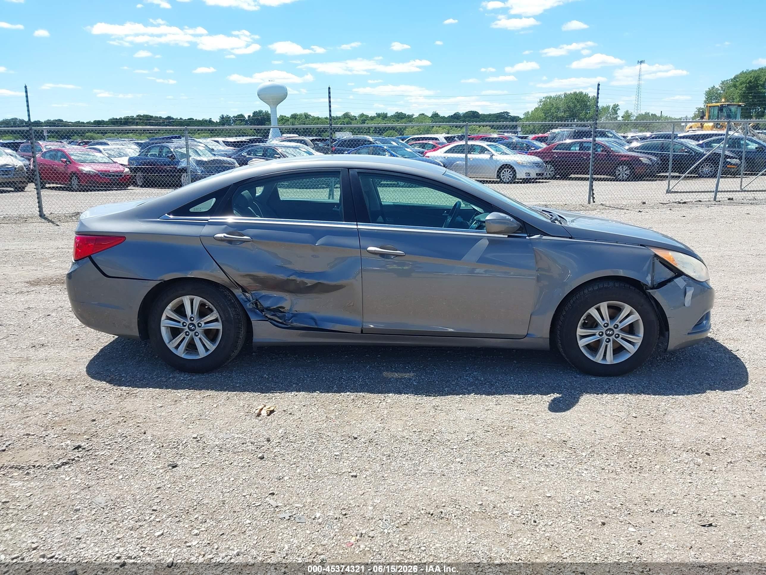 2013 Hyundai Sonata Gls Серый vin: 5NPEB4AC8DH699841