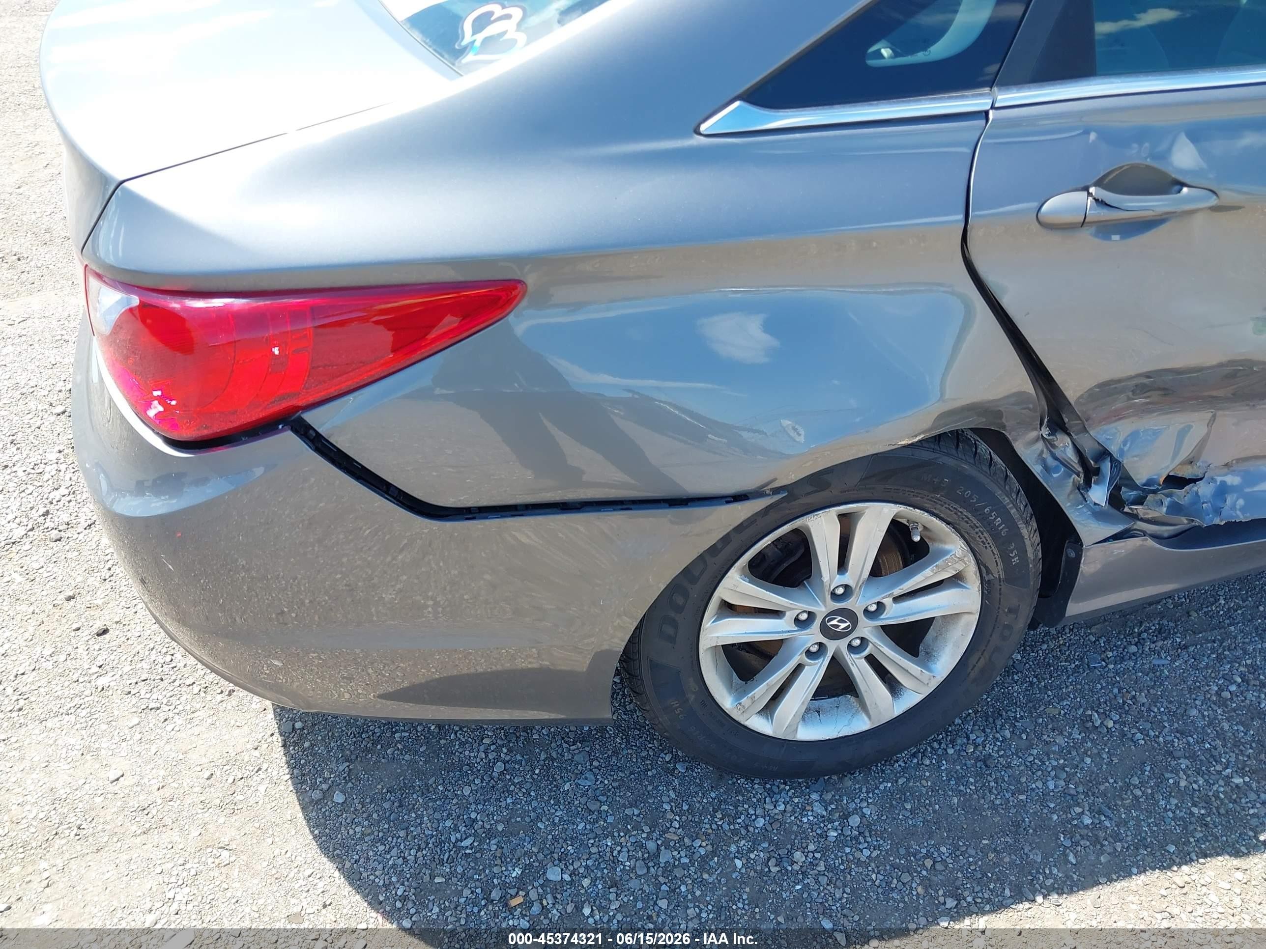 2013 Hyundai Sonata Gls Серый vin: 5NPEB4AC8DH699841