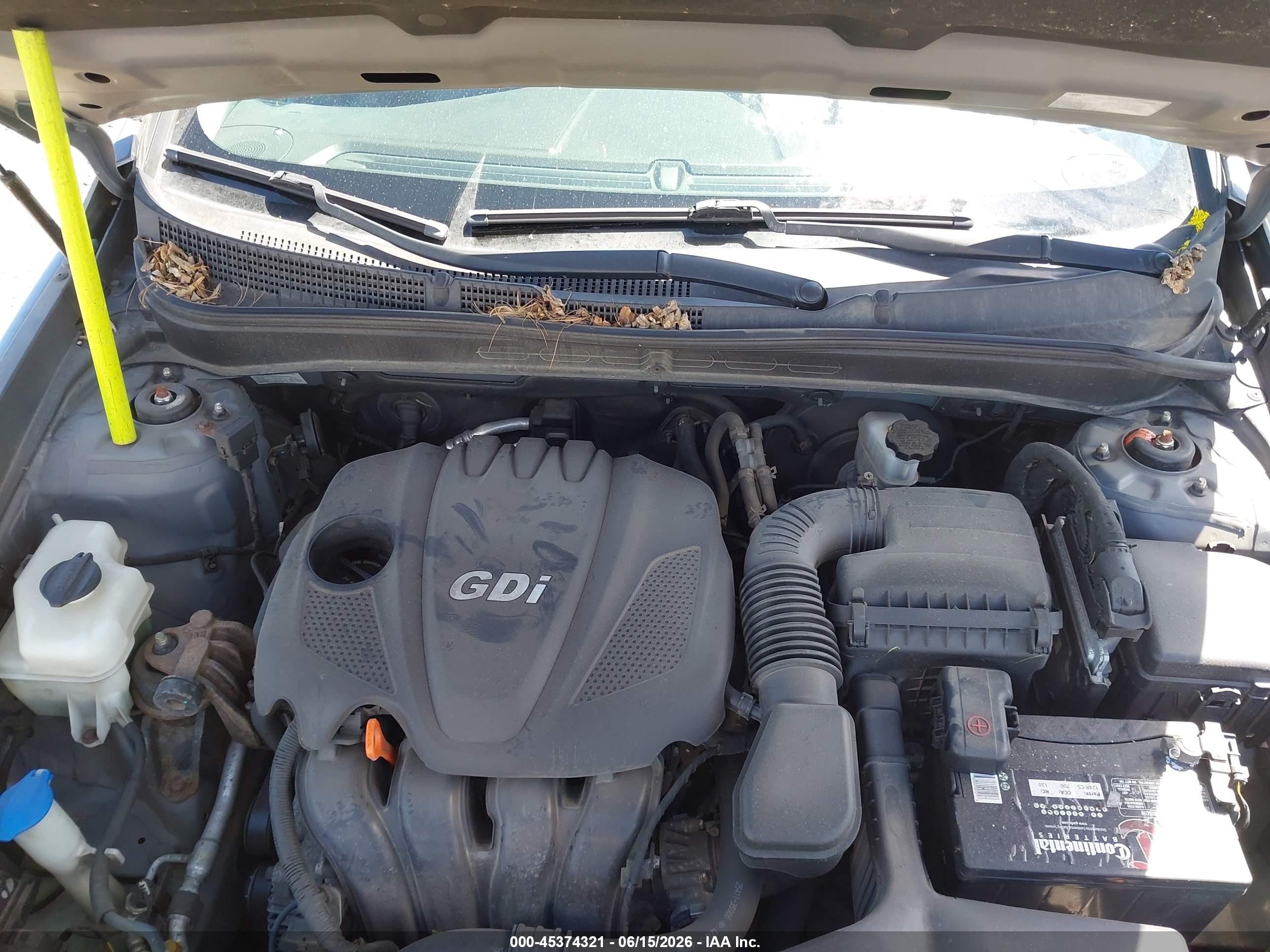 2013 Hyundai Sonata Gls Серый vin: 5NPEB4AC8DH699841