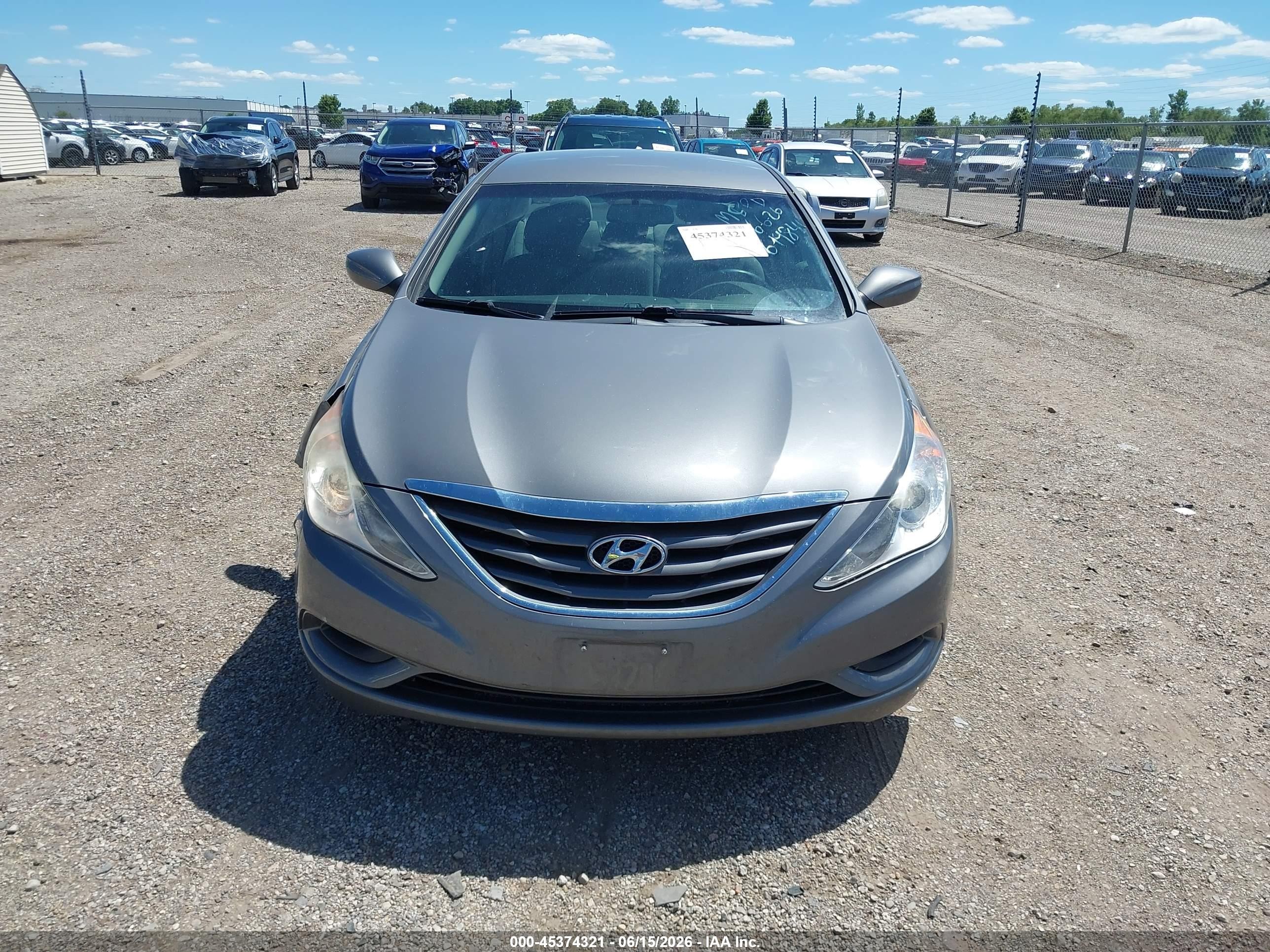 2013 Hyundai Sonata Gls Серый vin: 5NPEB4AC8DH699841