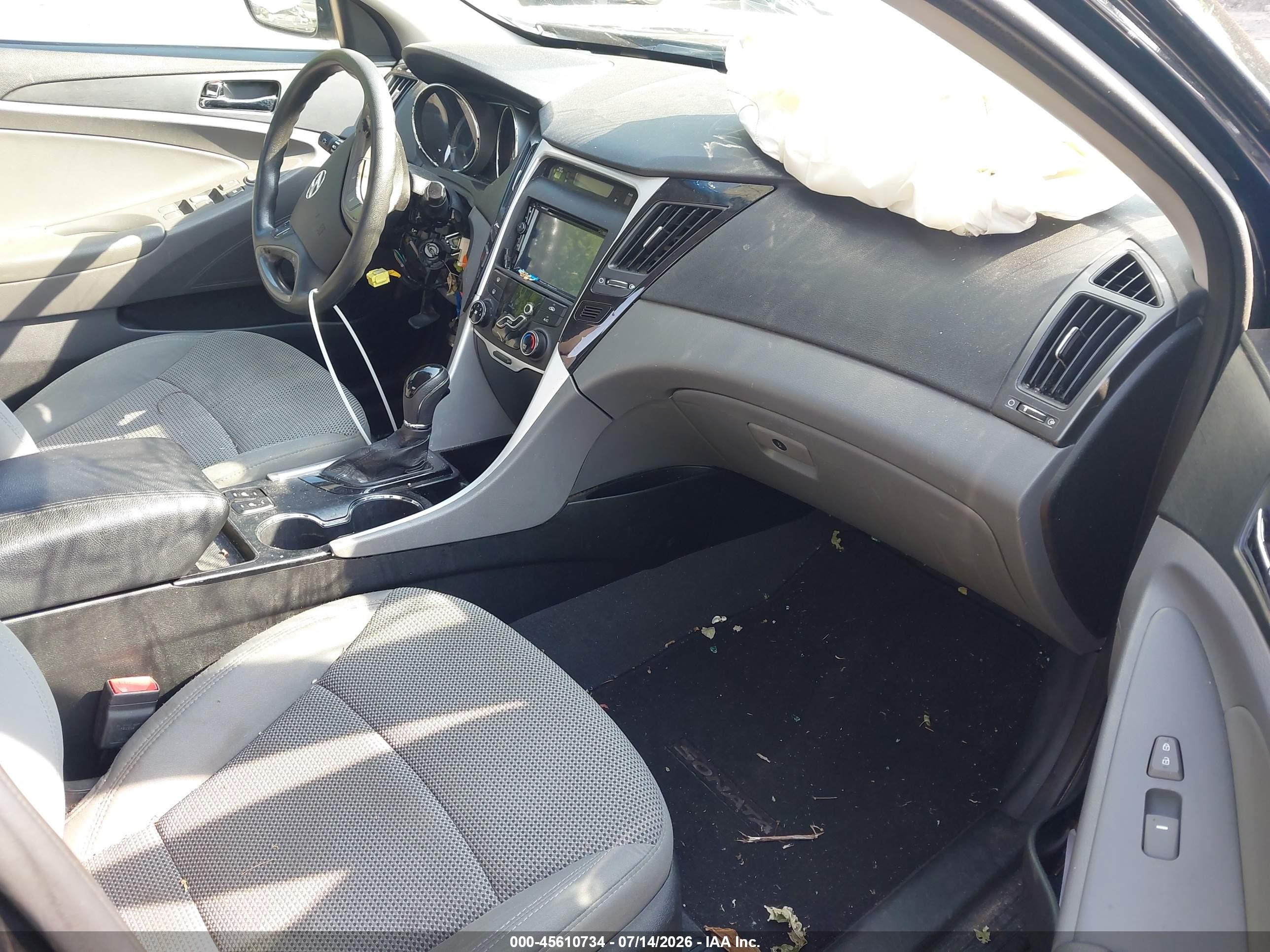 2013 Hyundai Sonata Gls Black vin: 5NPEB4AC8DH700308
