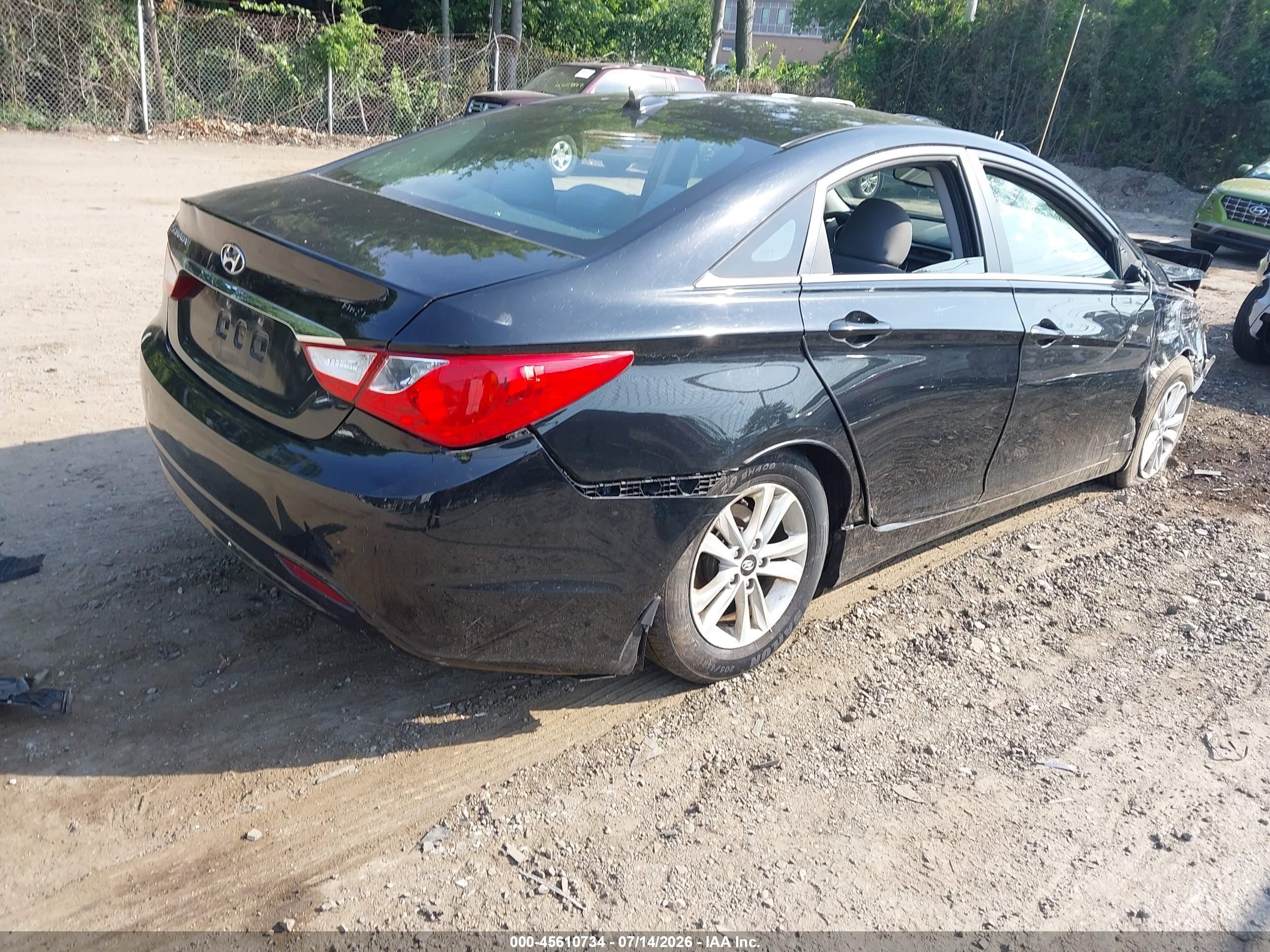 2013 Hyundai Sonata Gls Black vin: 5NPEB4AC8DH700308