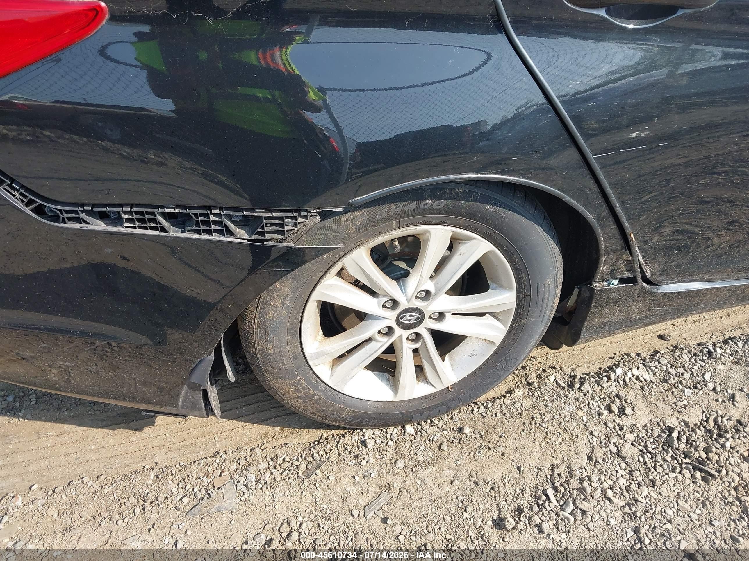 2013 Hyundai Sonata Gls Black vin: 5NPEB4AC8DH700308