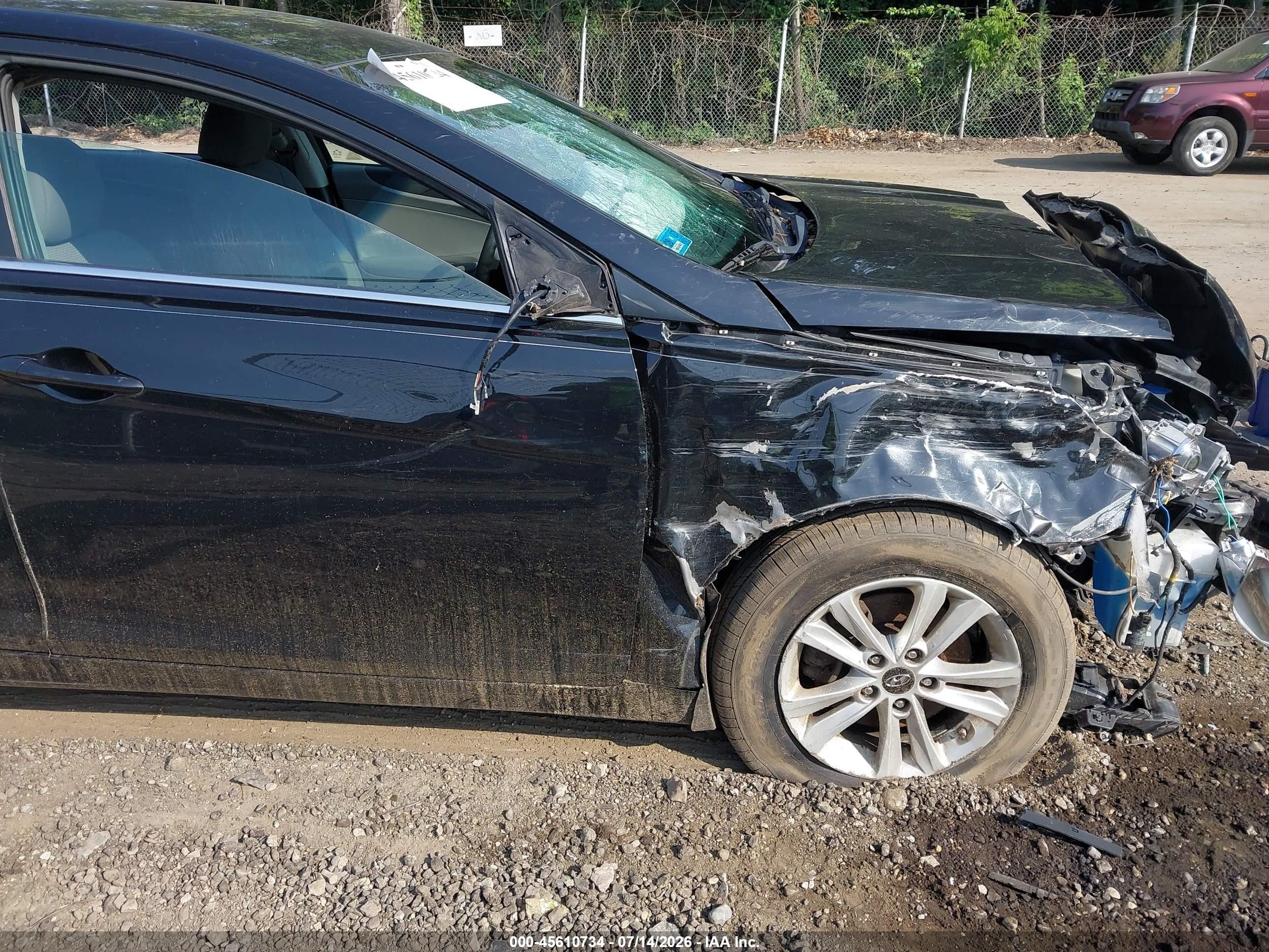 2013 Hyundai Sonata Gls Black vin: 5NPEB4AC8DH700308
