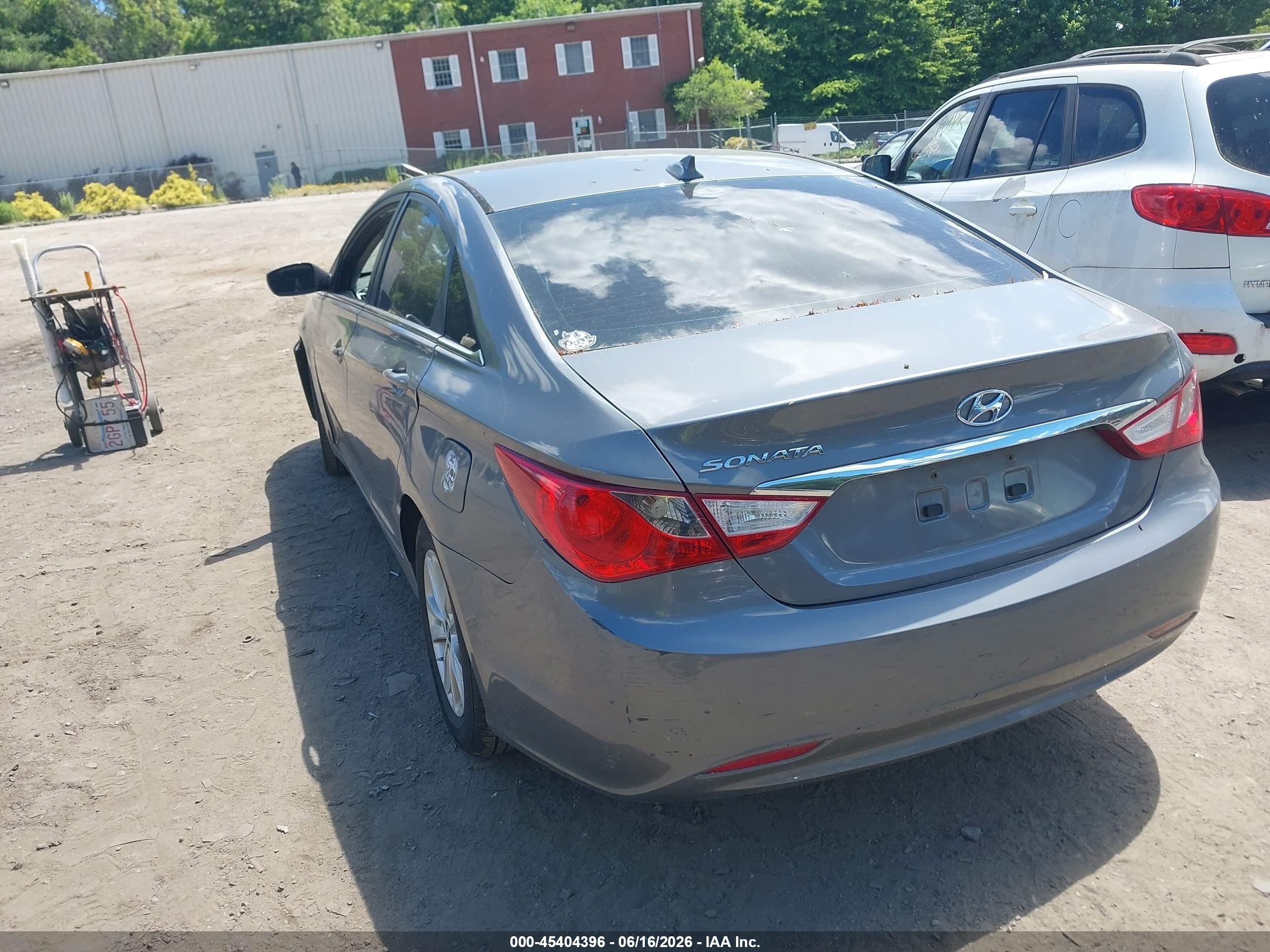 2013 Hyundai Sonata Gls Gray vin: 5NPEB4AC8DH704360