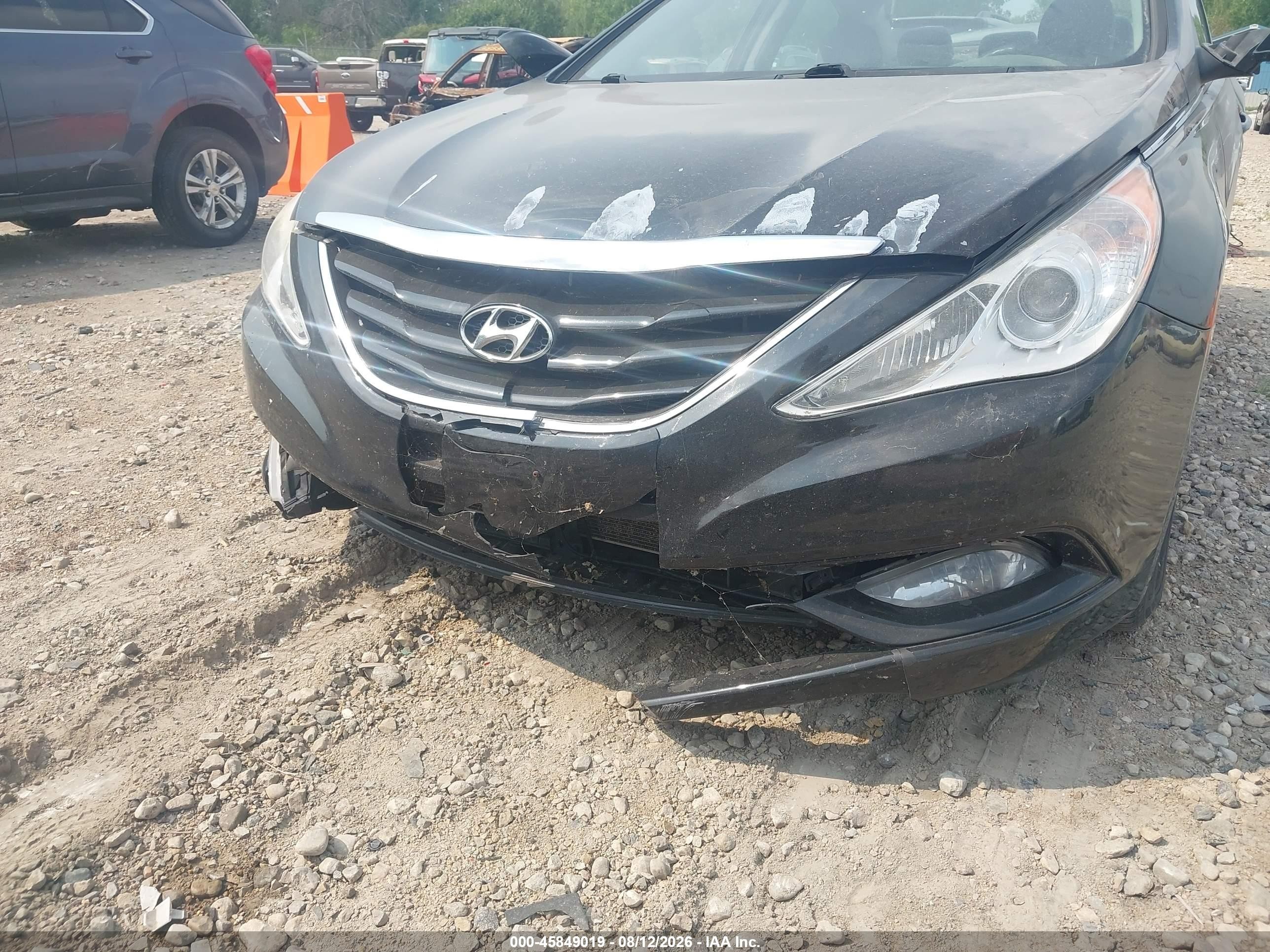 2013 Hyundai Sonata Gls Black vin: 5NPEB4AC8DH707484